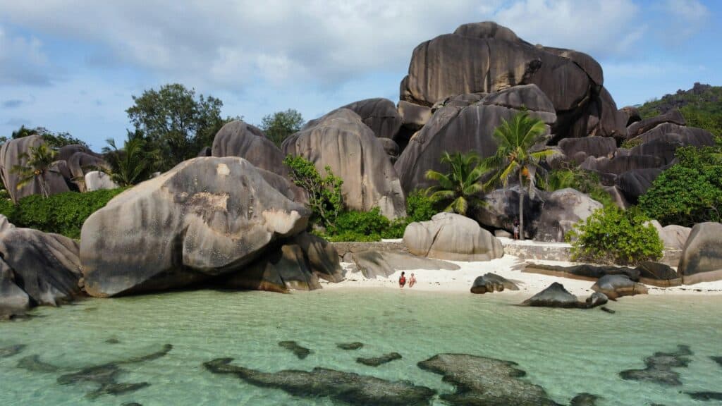 Seychelles Anse Source d'Argent granite boulders beach