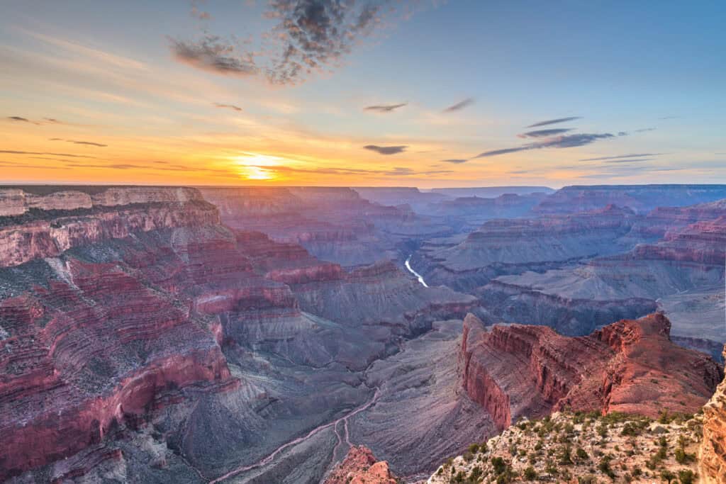 Grand Canyon At Sunrise, Arizona