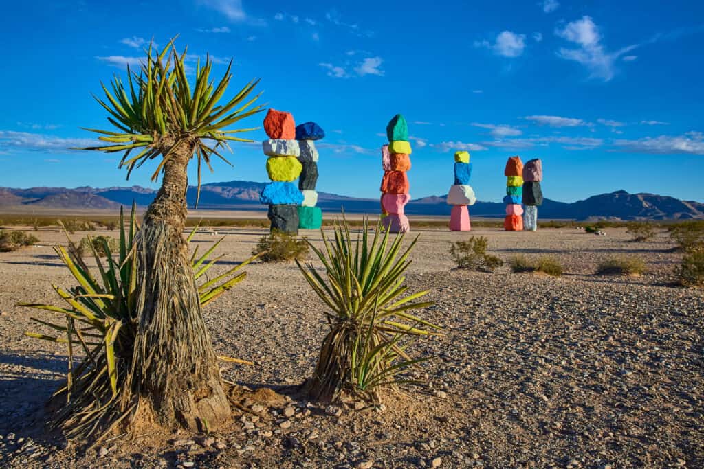 Seven Magic Mountains Brings Color To The Desert