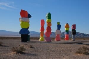 Seven Magic Mountains Brings Color To The Desert