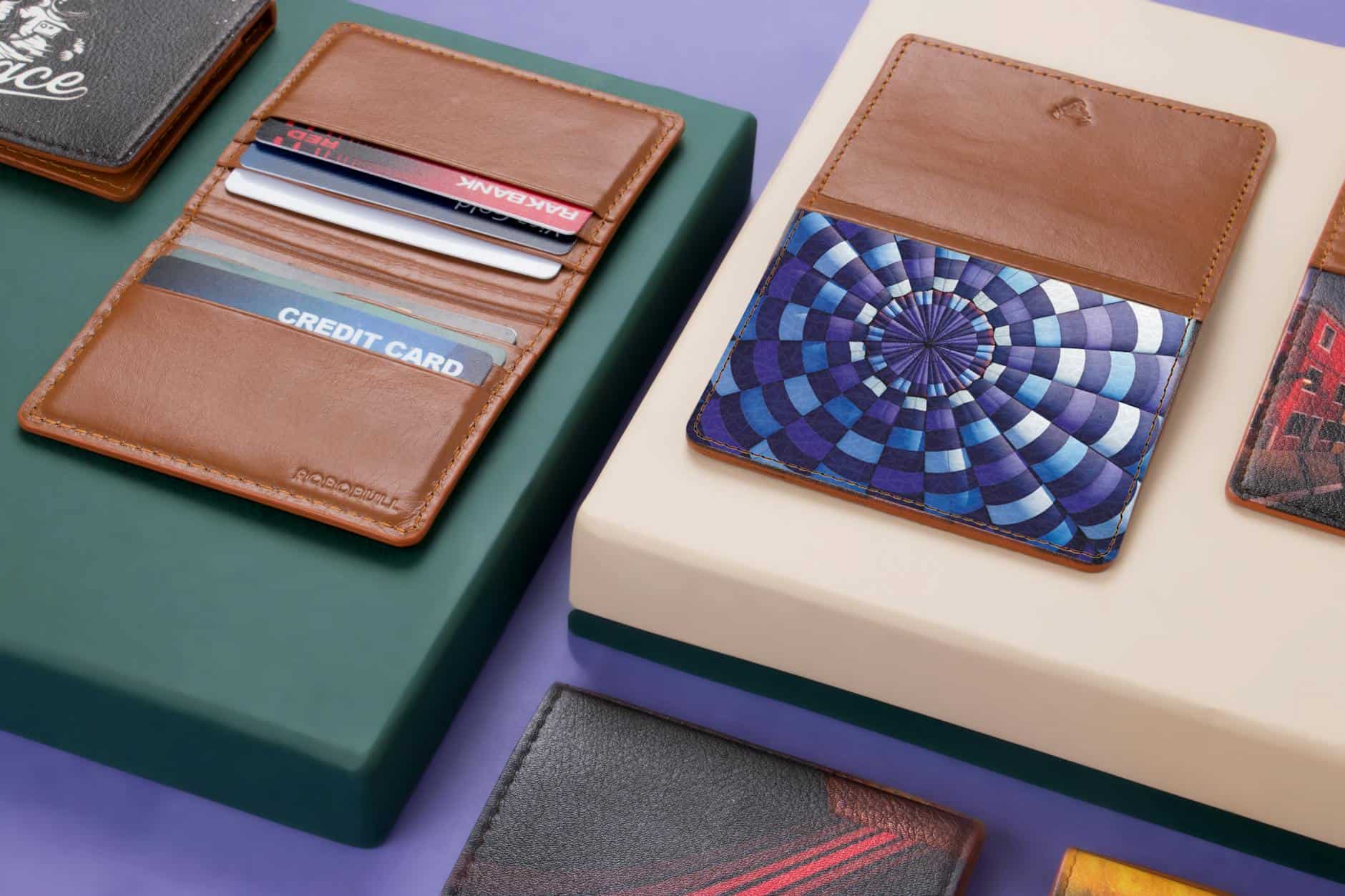 travel card stack wallet