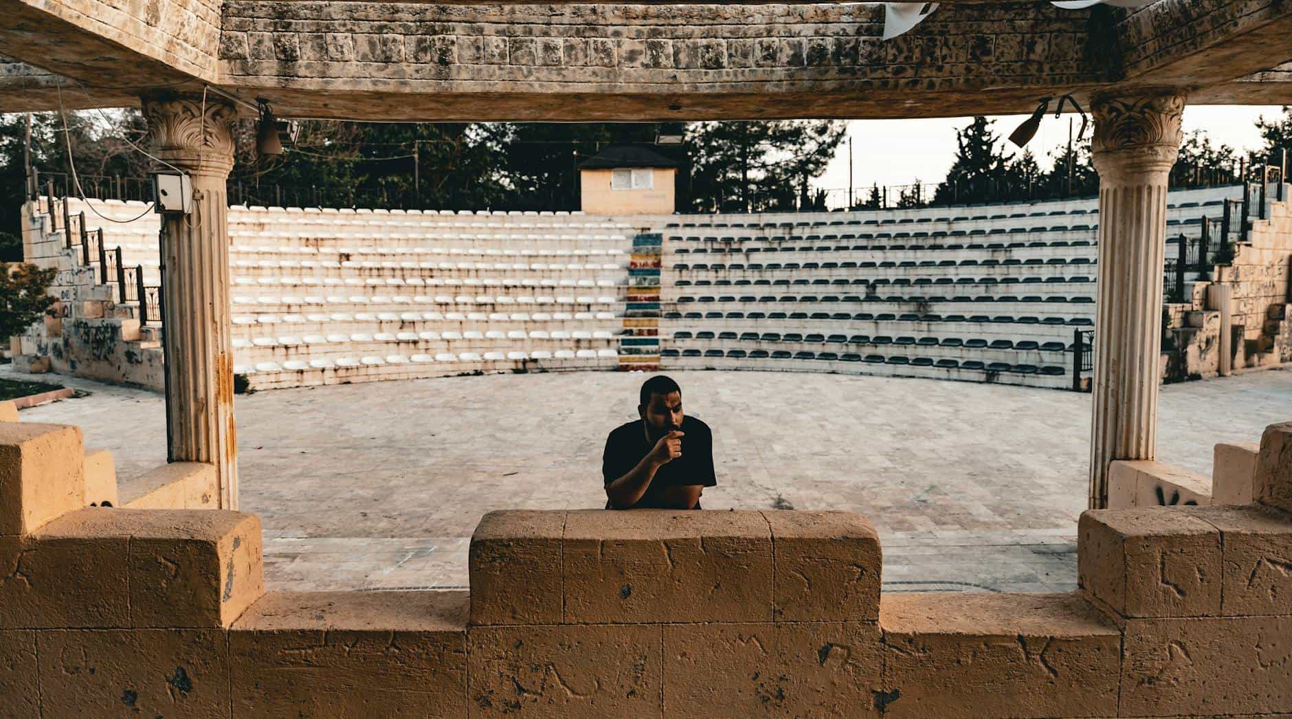 empty tourist site