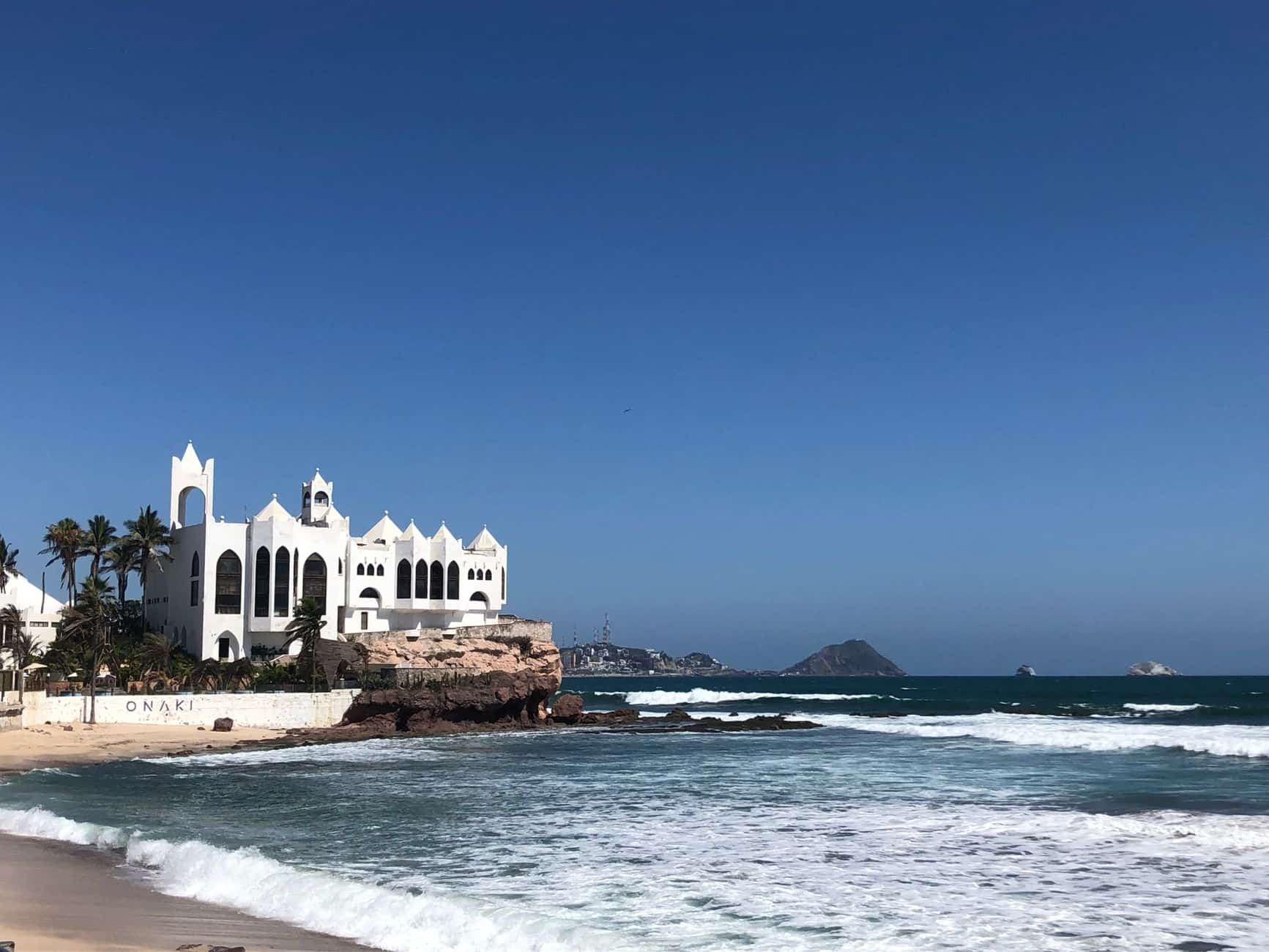 Mazatlan beach town