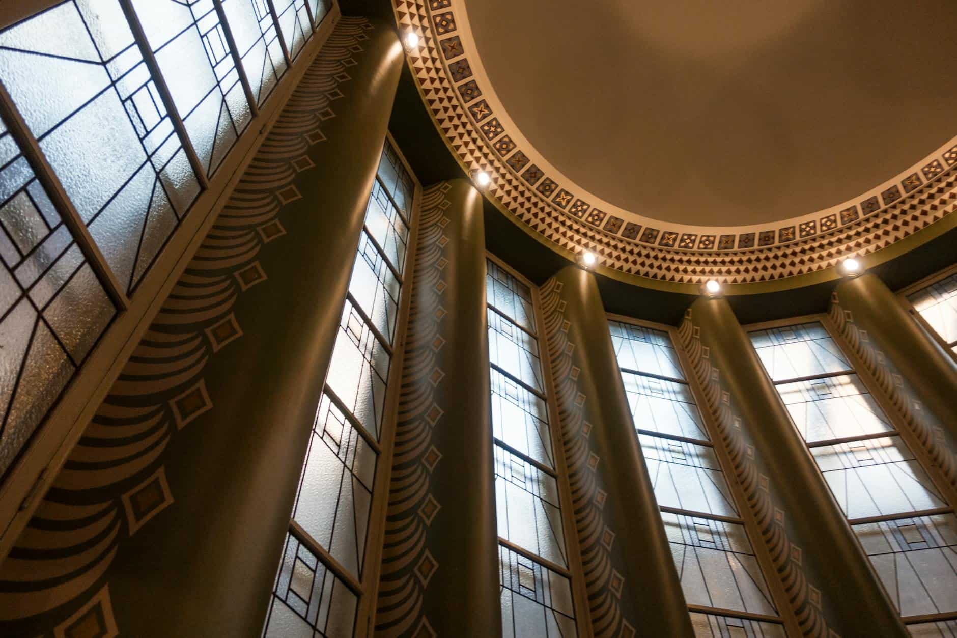 art deco building interior