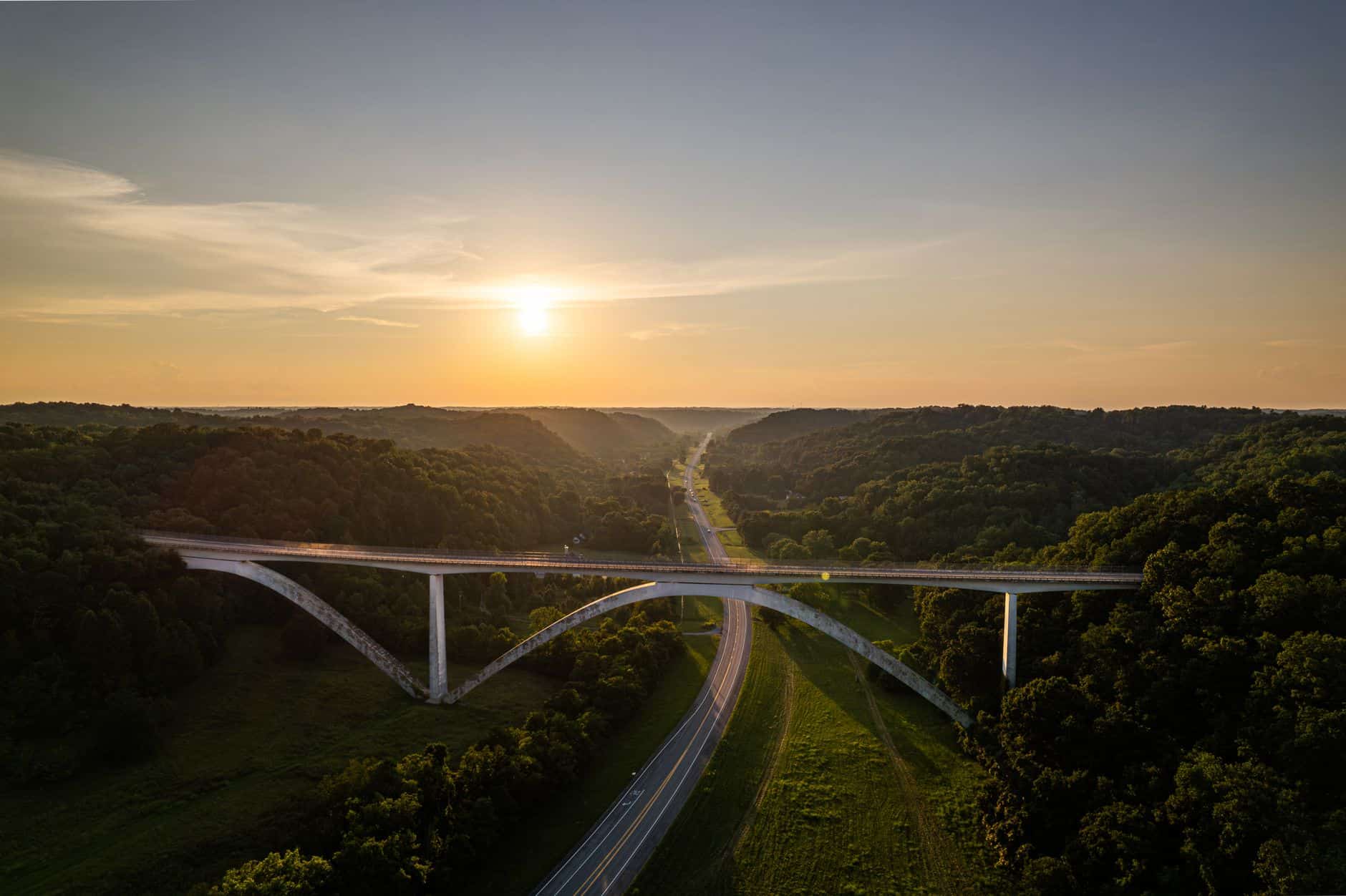 Natchez Trace Parkway road
