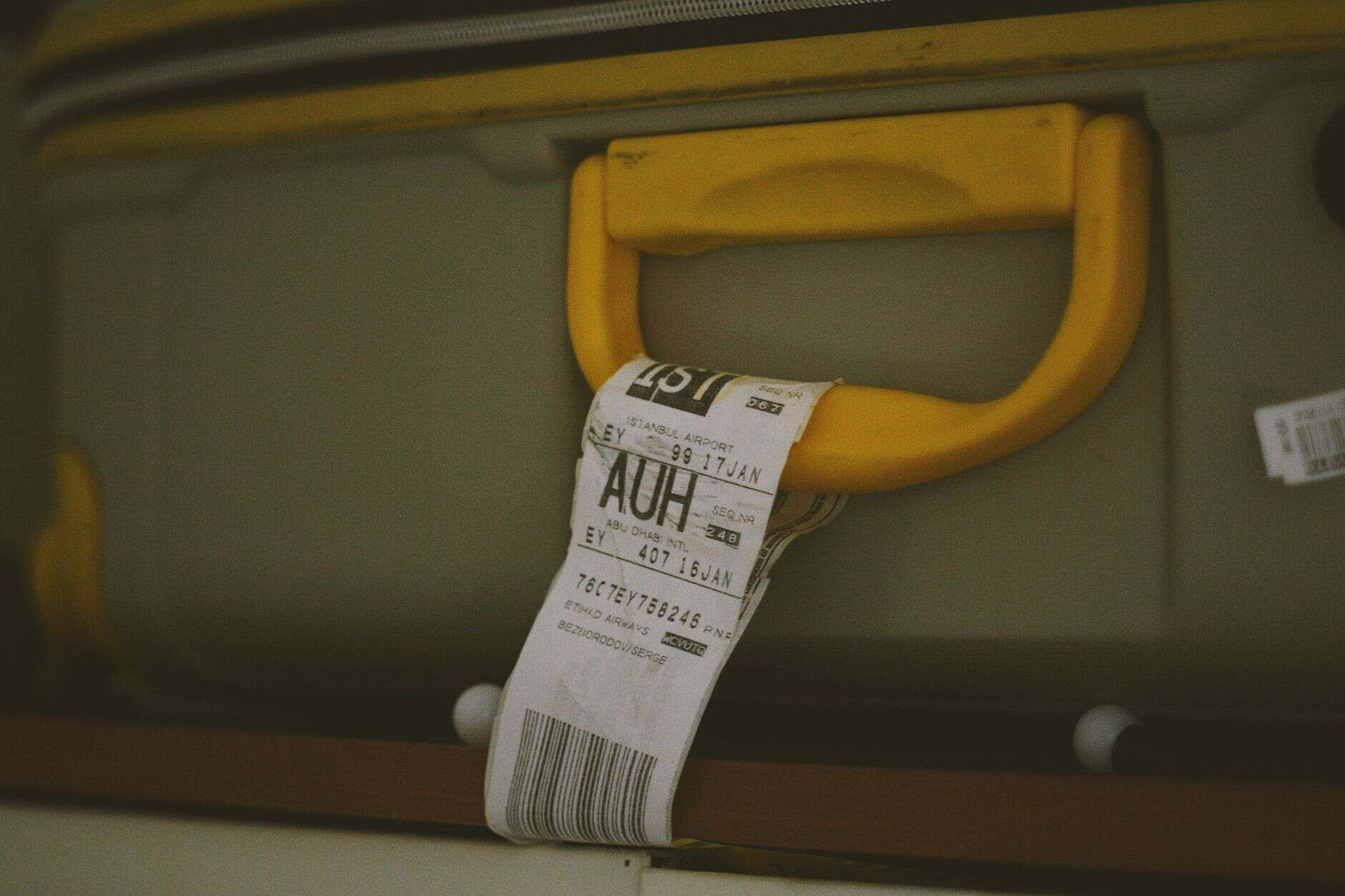 fragile luggage tag
