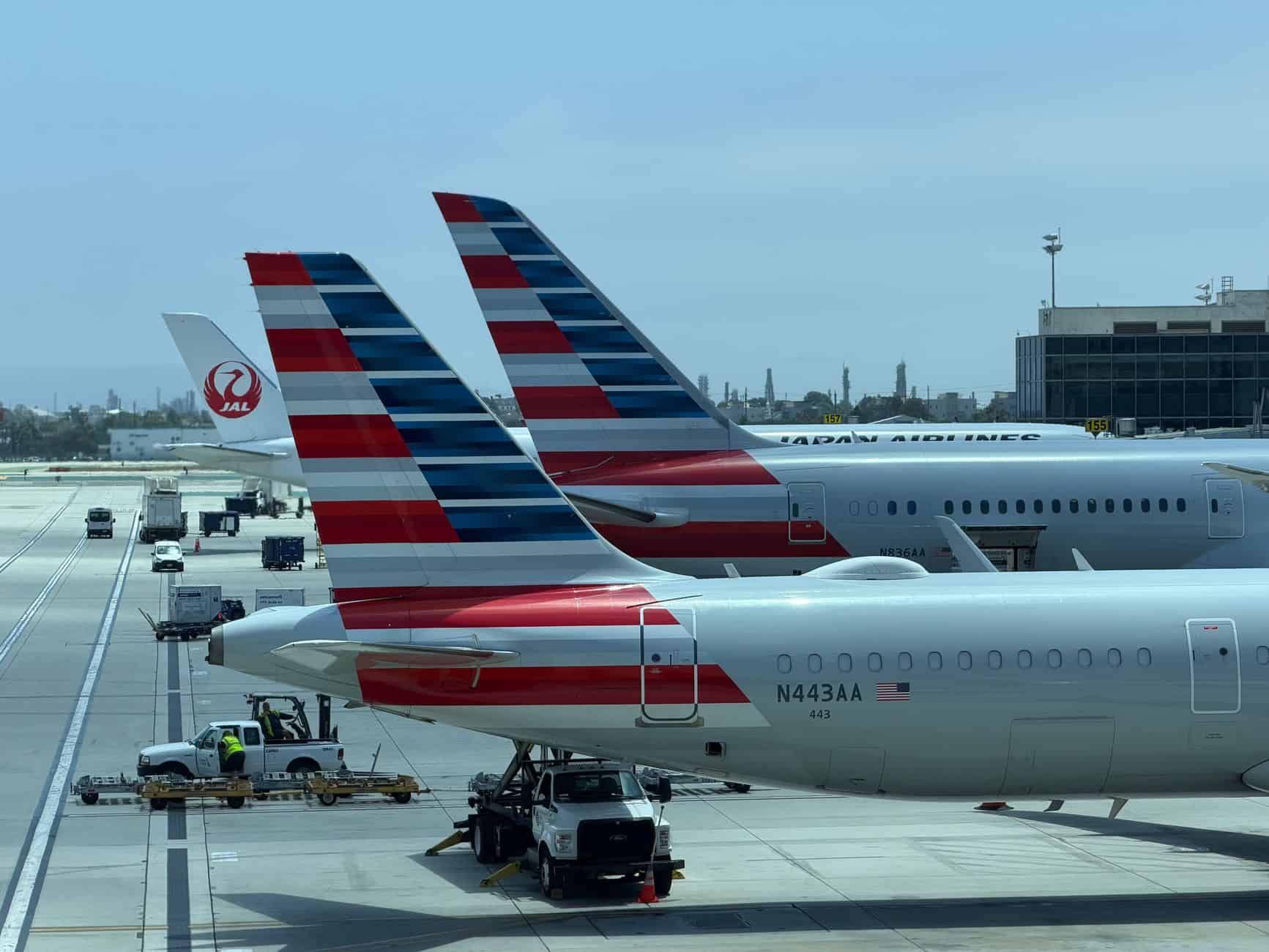 American Airlines boarding