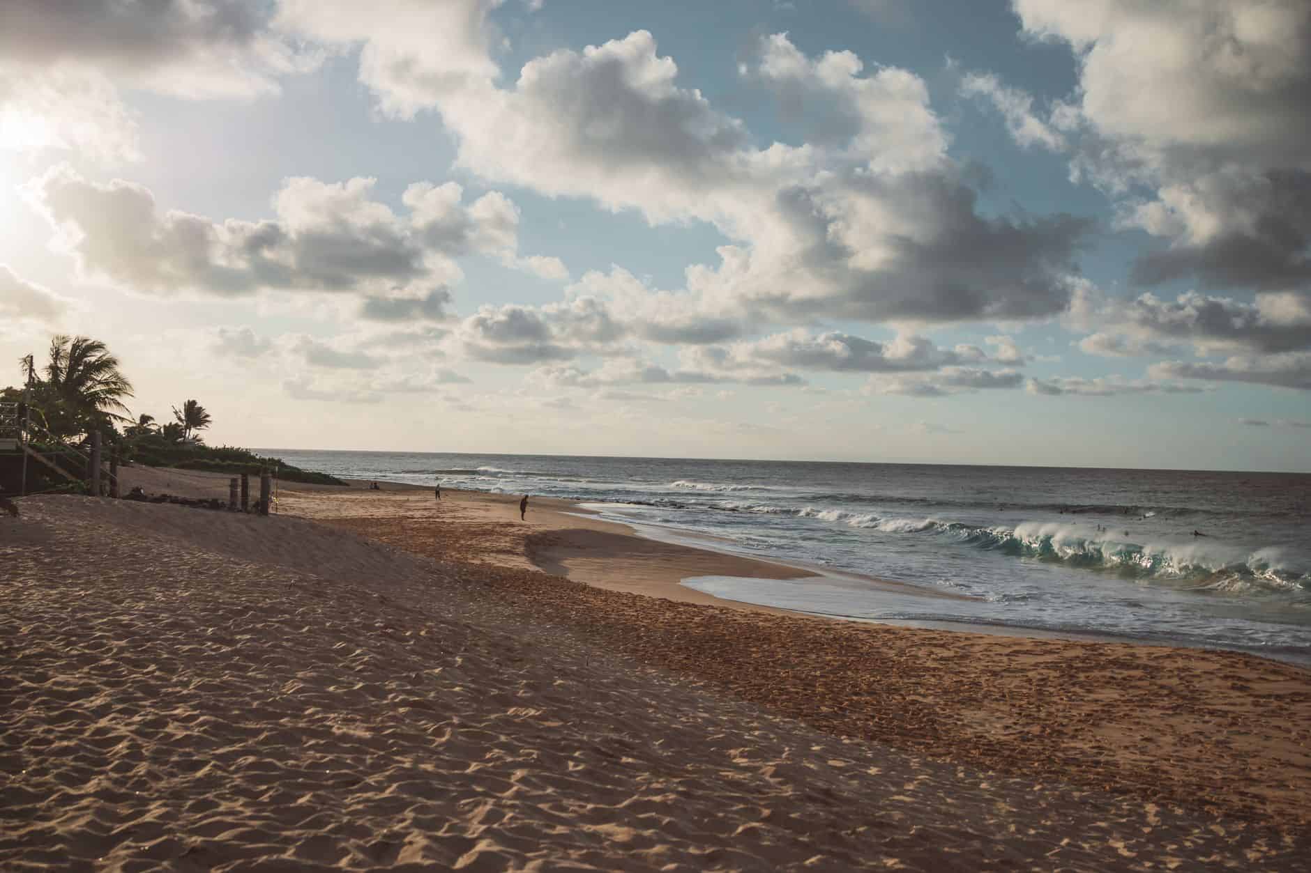 Hawaii quiet beach