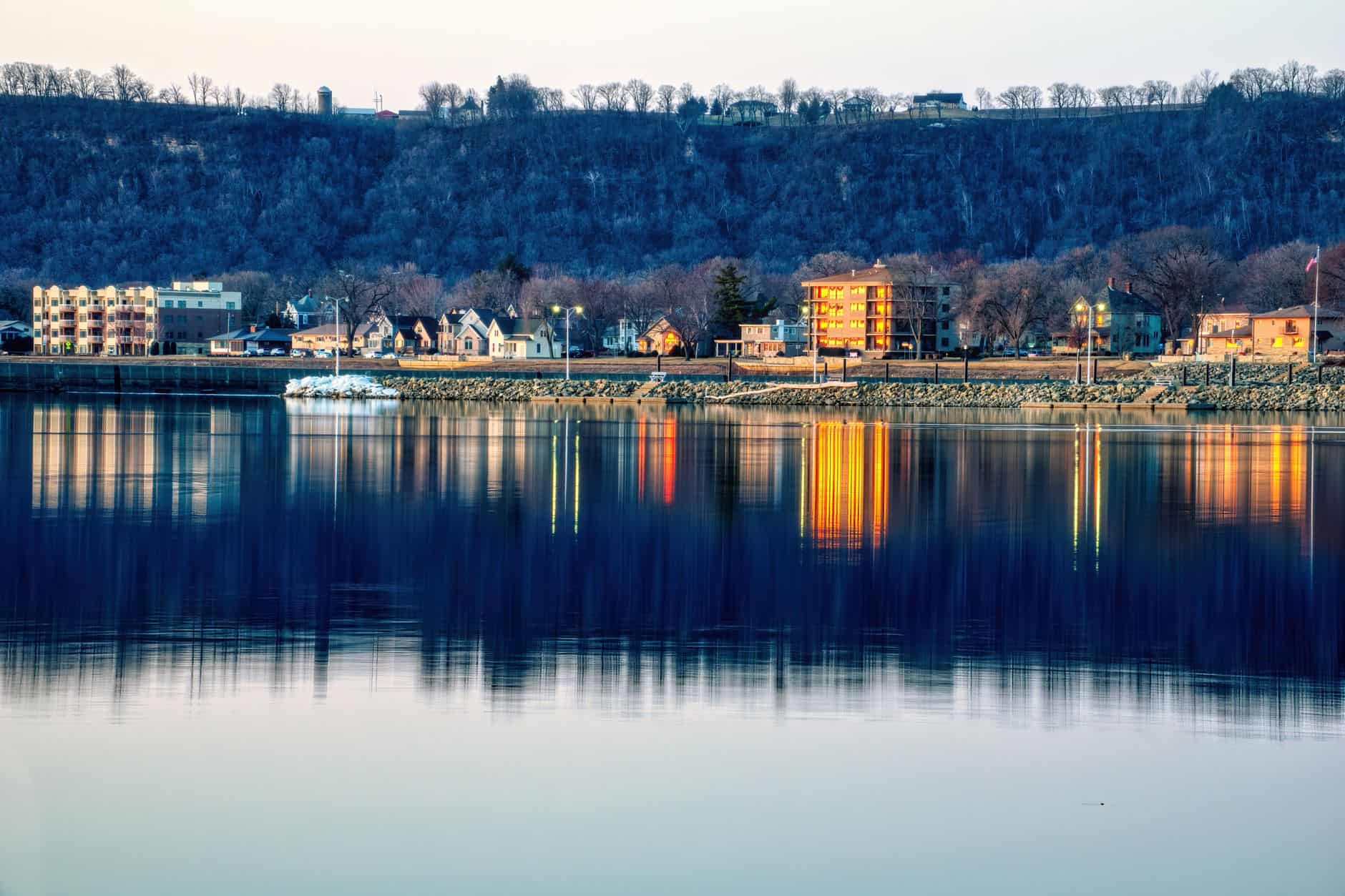 midwest small town lake