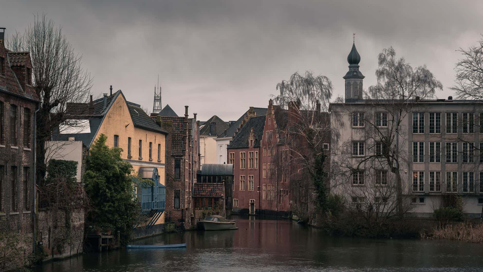 ghent belgium canals medieval