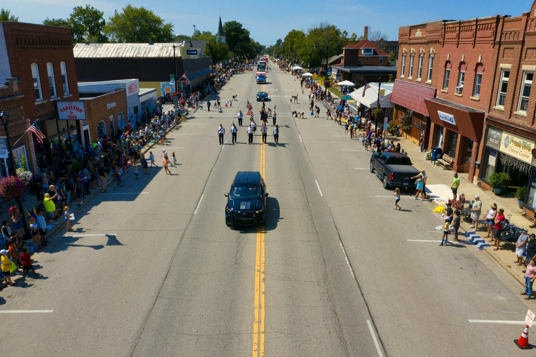 small town festival parade