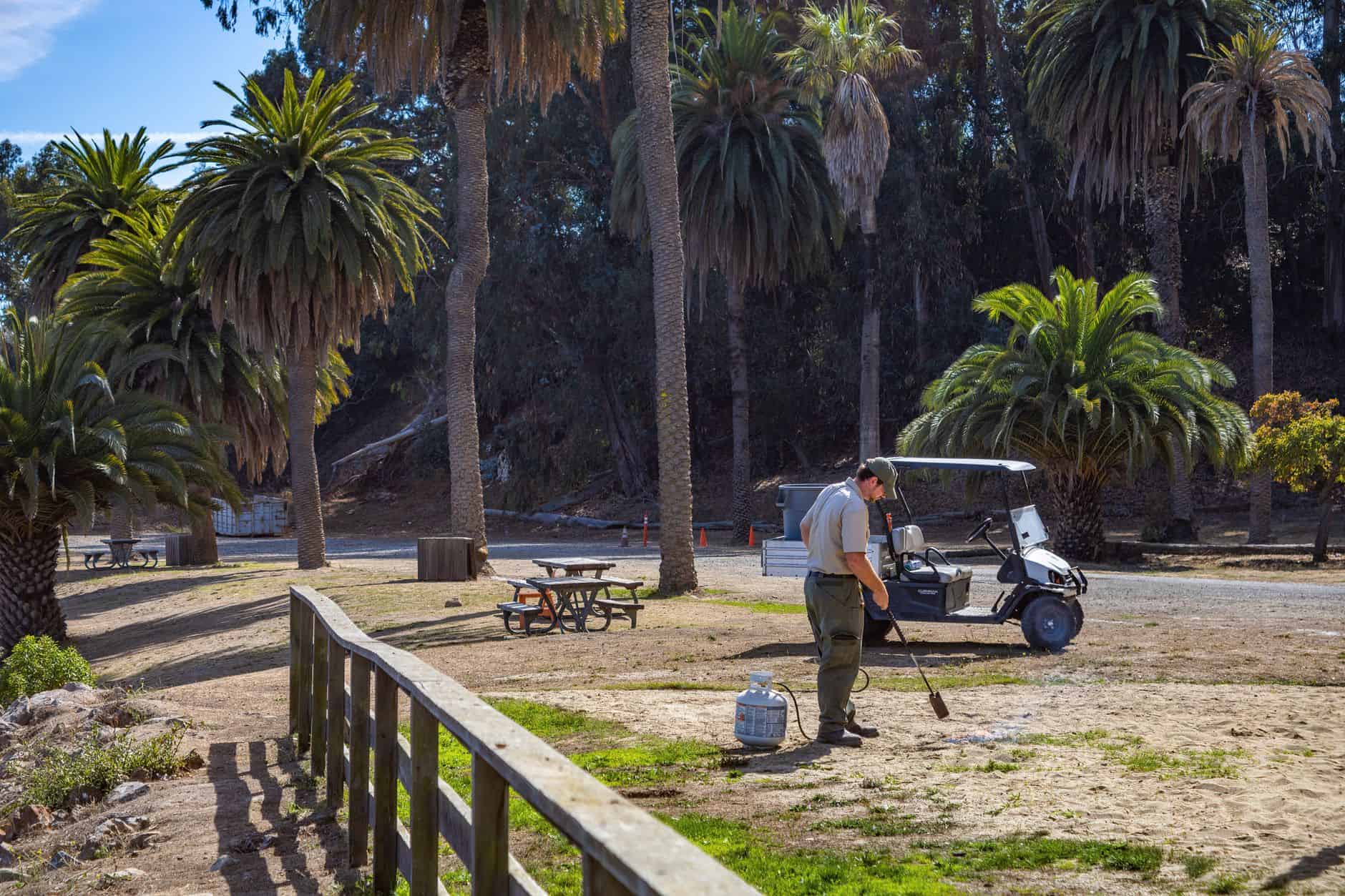 park ranger visitor center