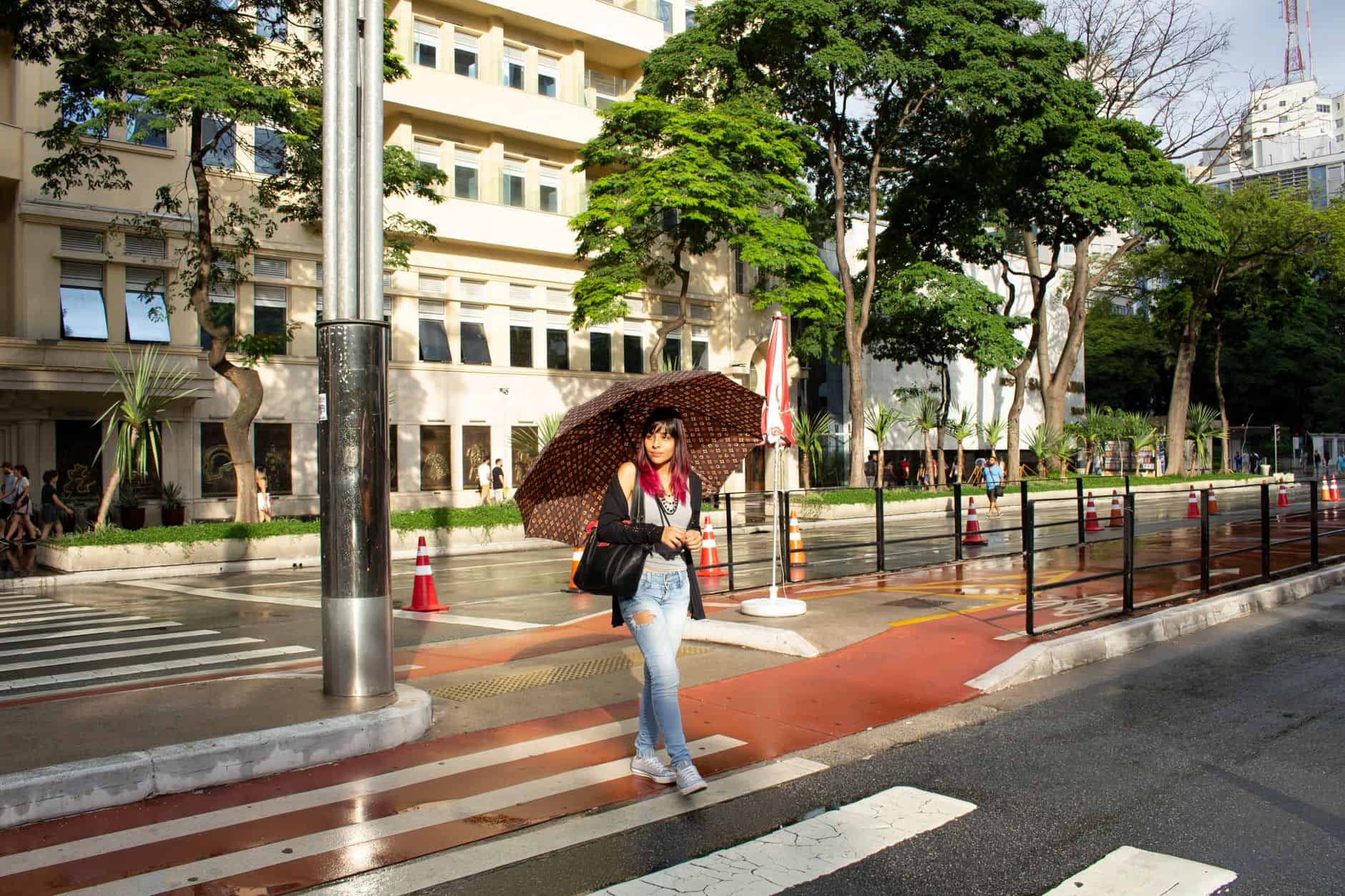 woman street urban safety