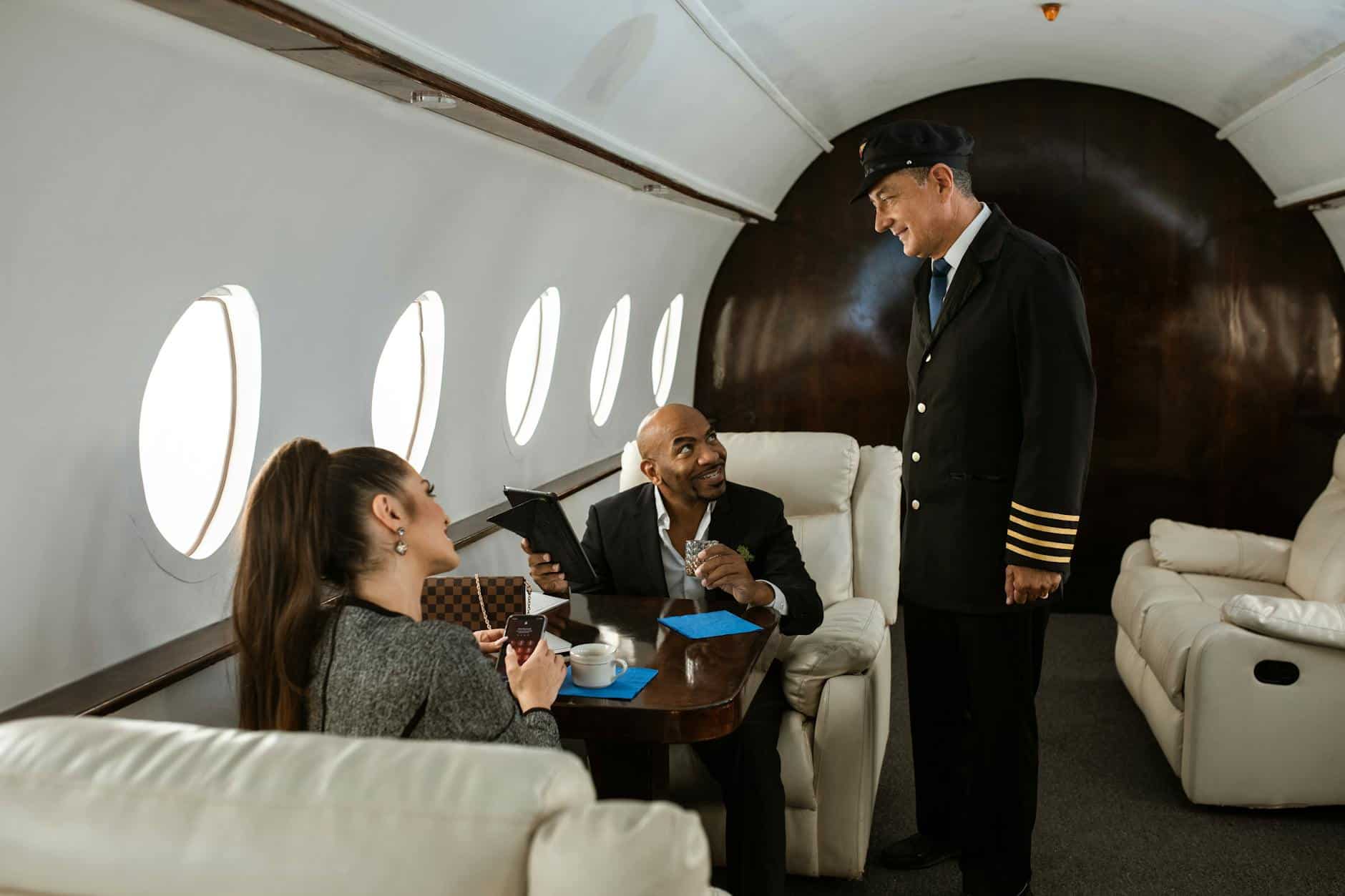 business class flight luxury
