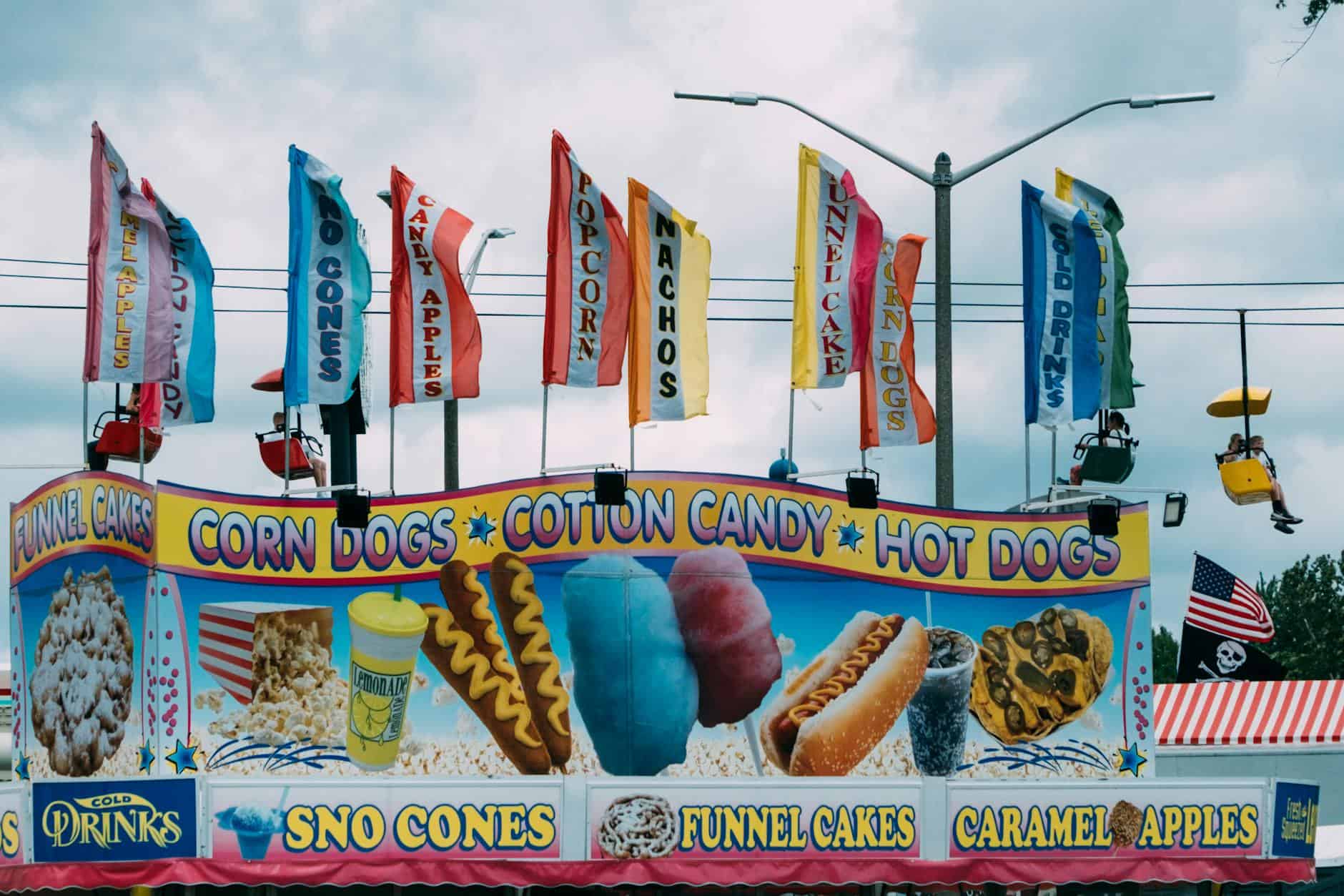 corn dog funnel cake fair