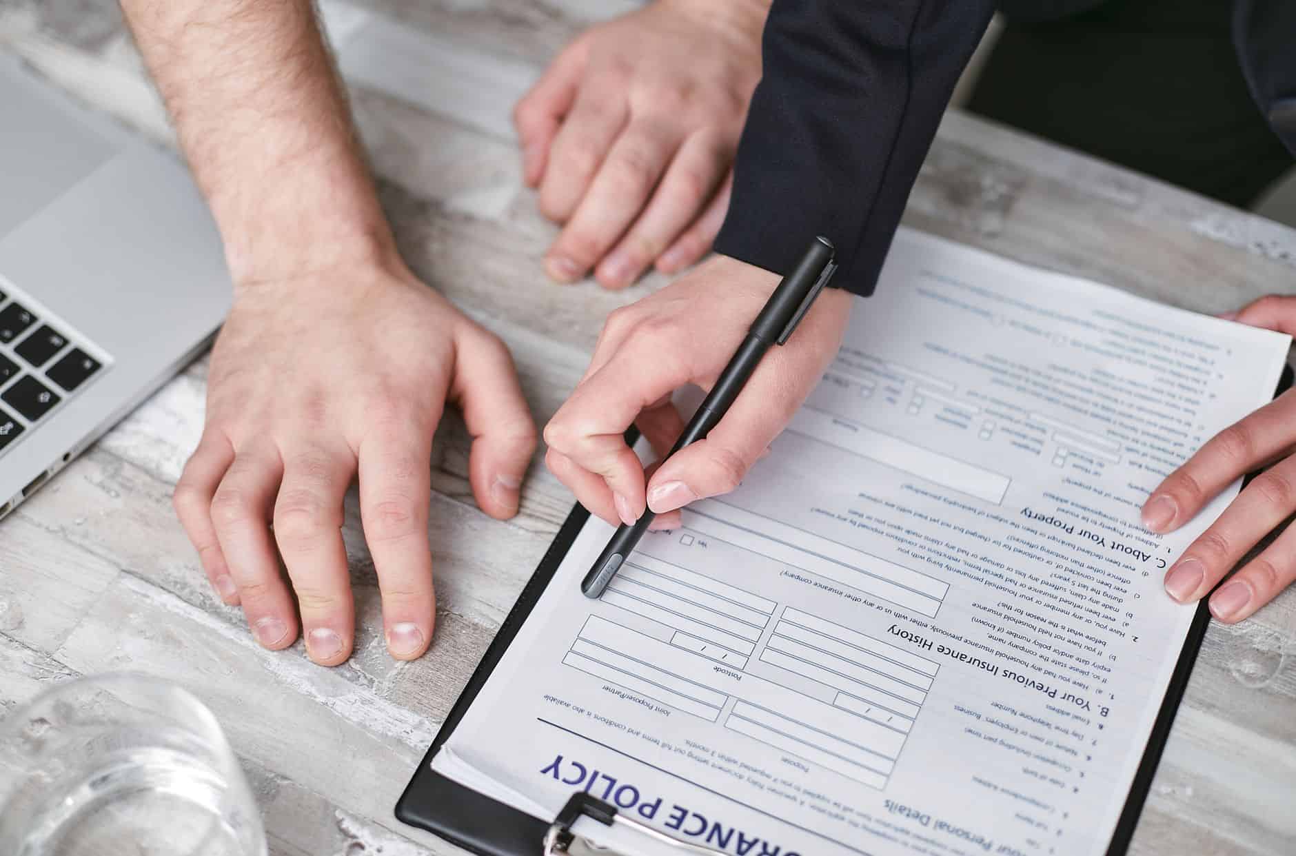 travel insurance documents