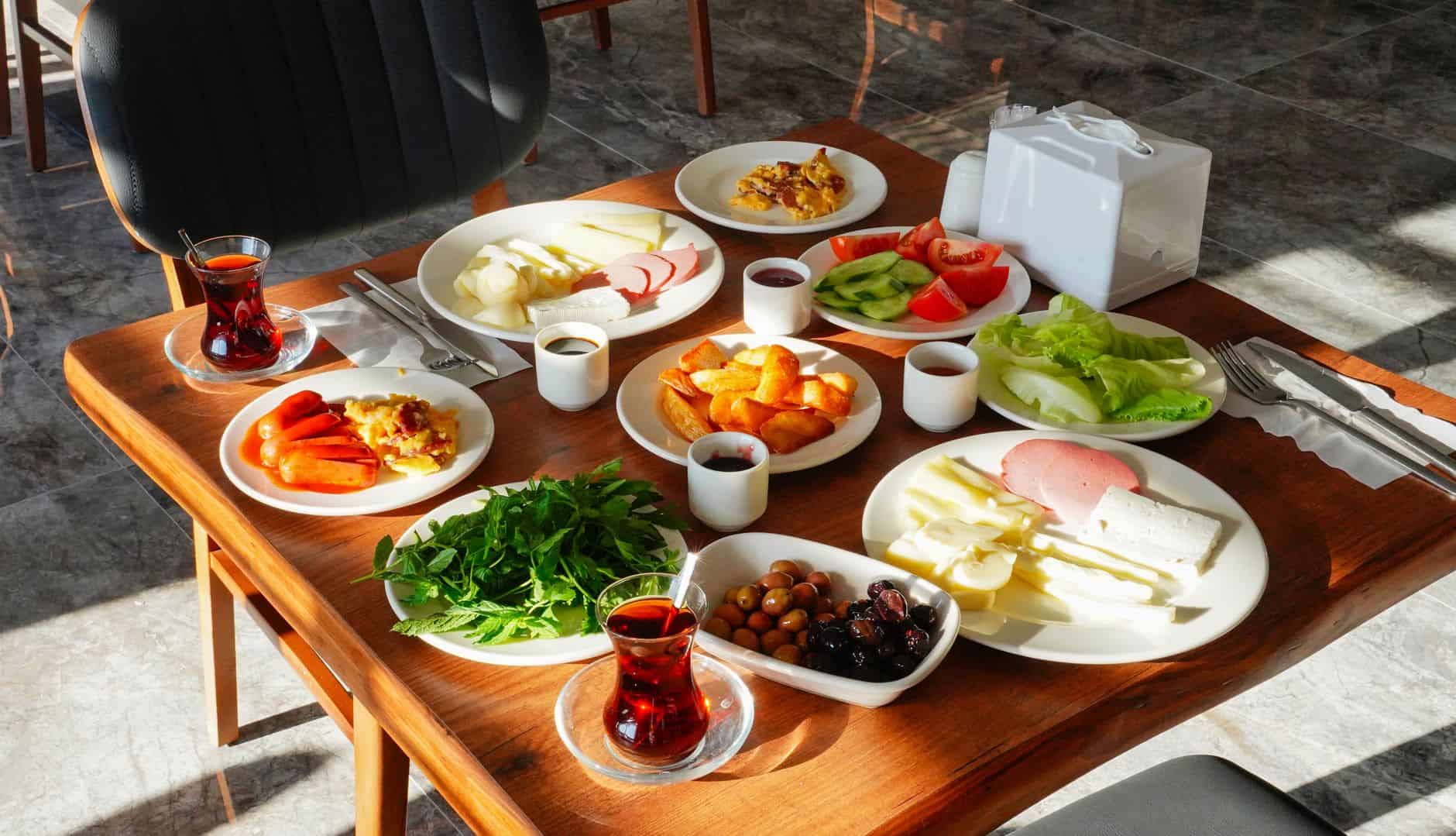 family hotel breakfast
