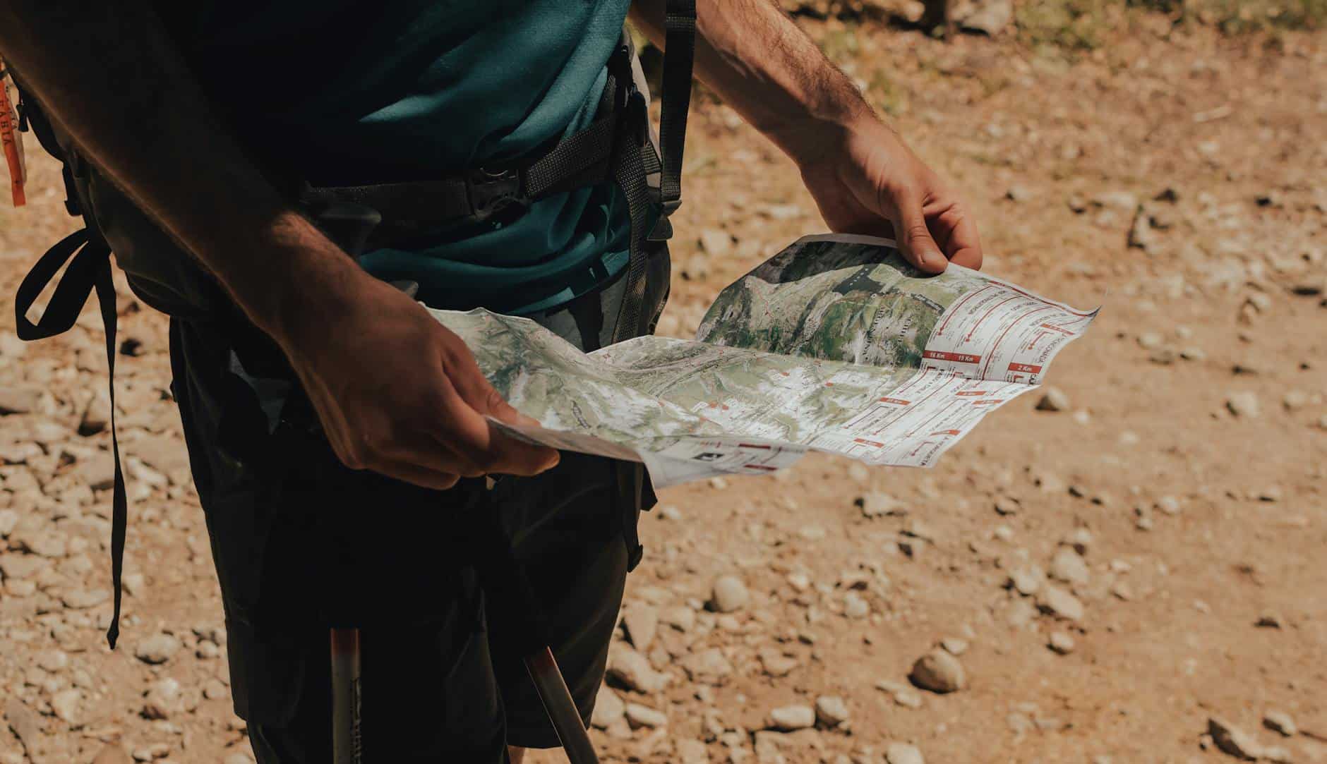 trail map navigation outdoor