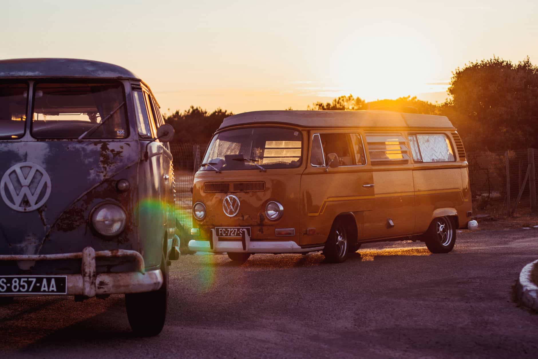 van life instagram sunset