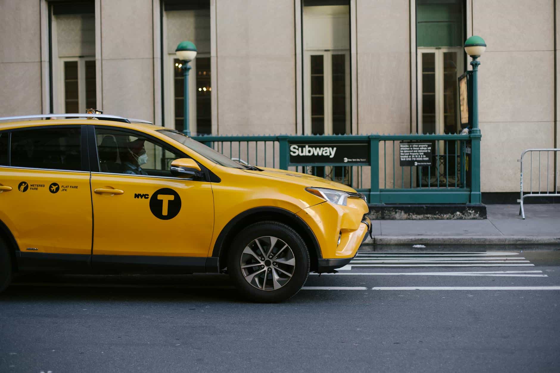 New York subway taxi
