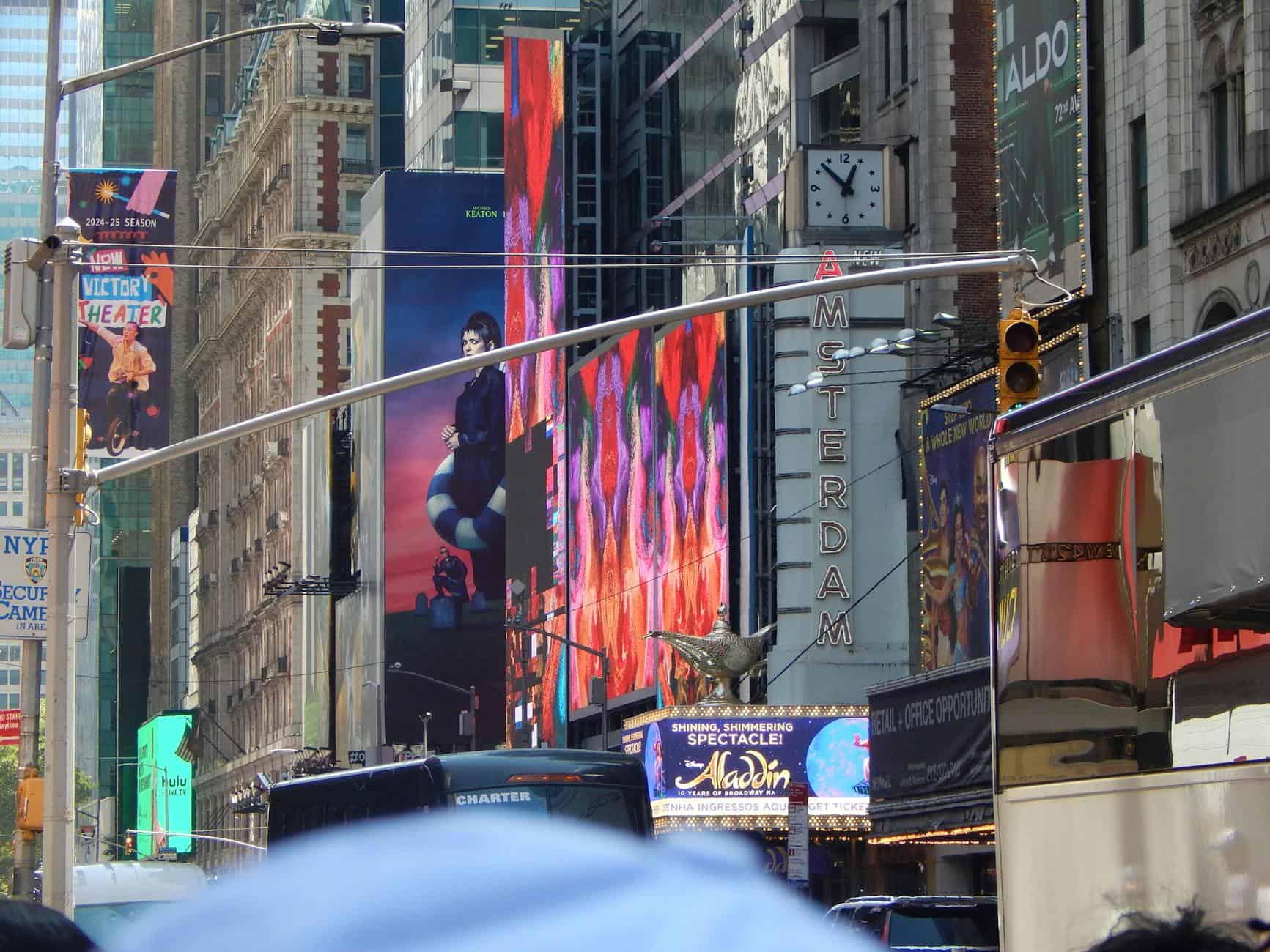 Broadway theater marquee