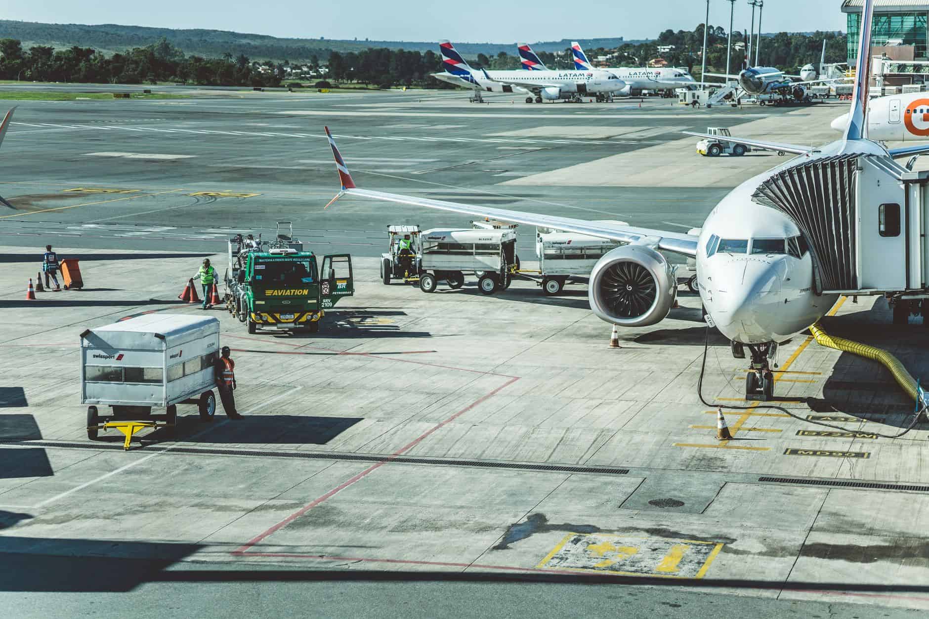 airplane drink service cart