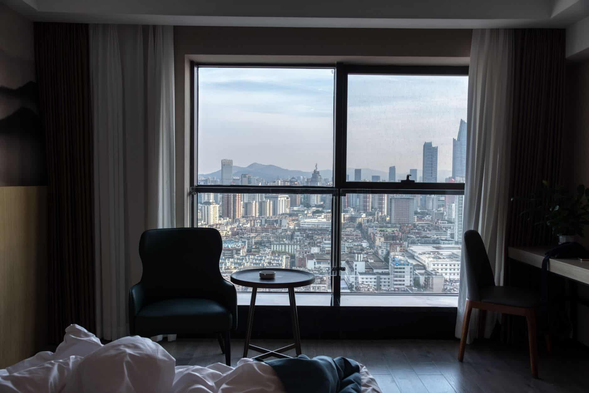 hotel room upgrade view