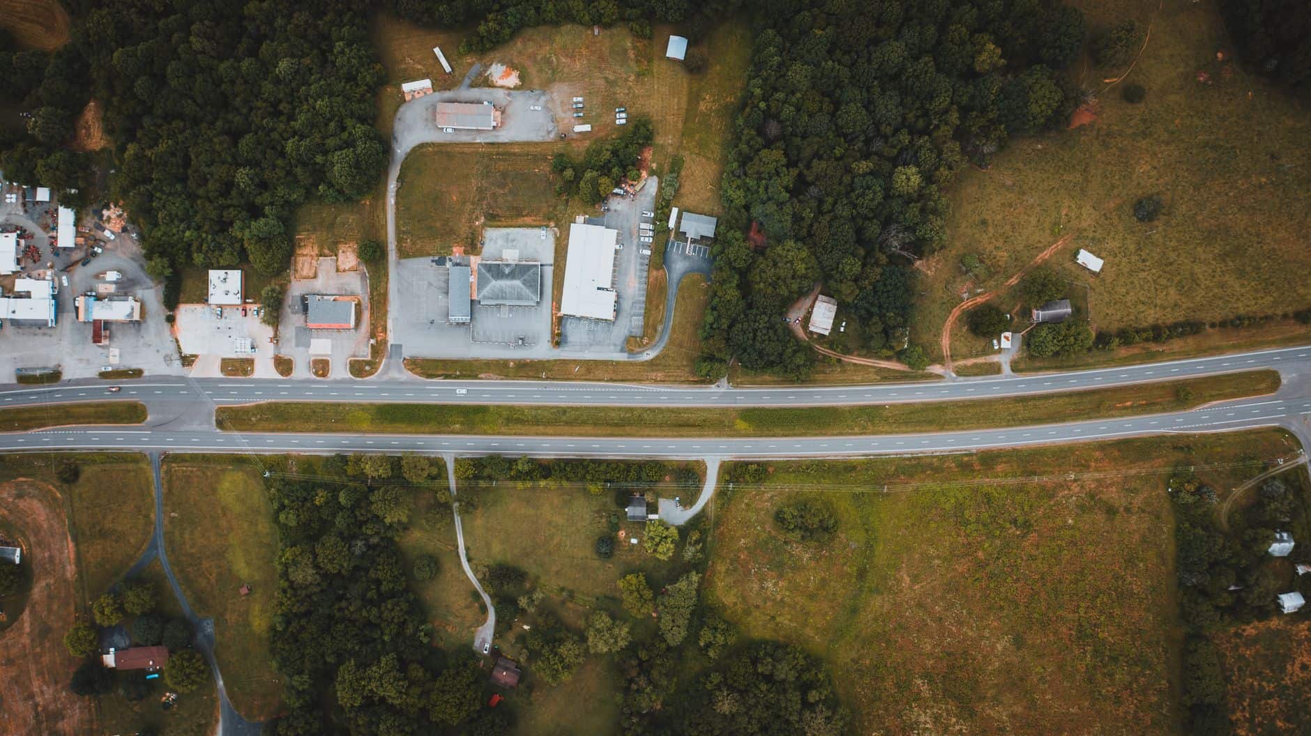 small town highway america