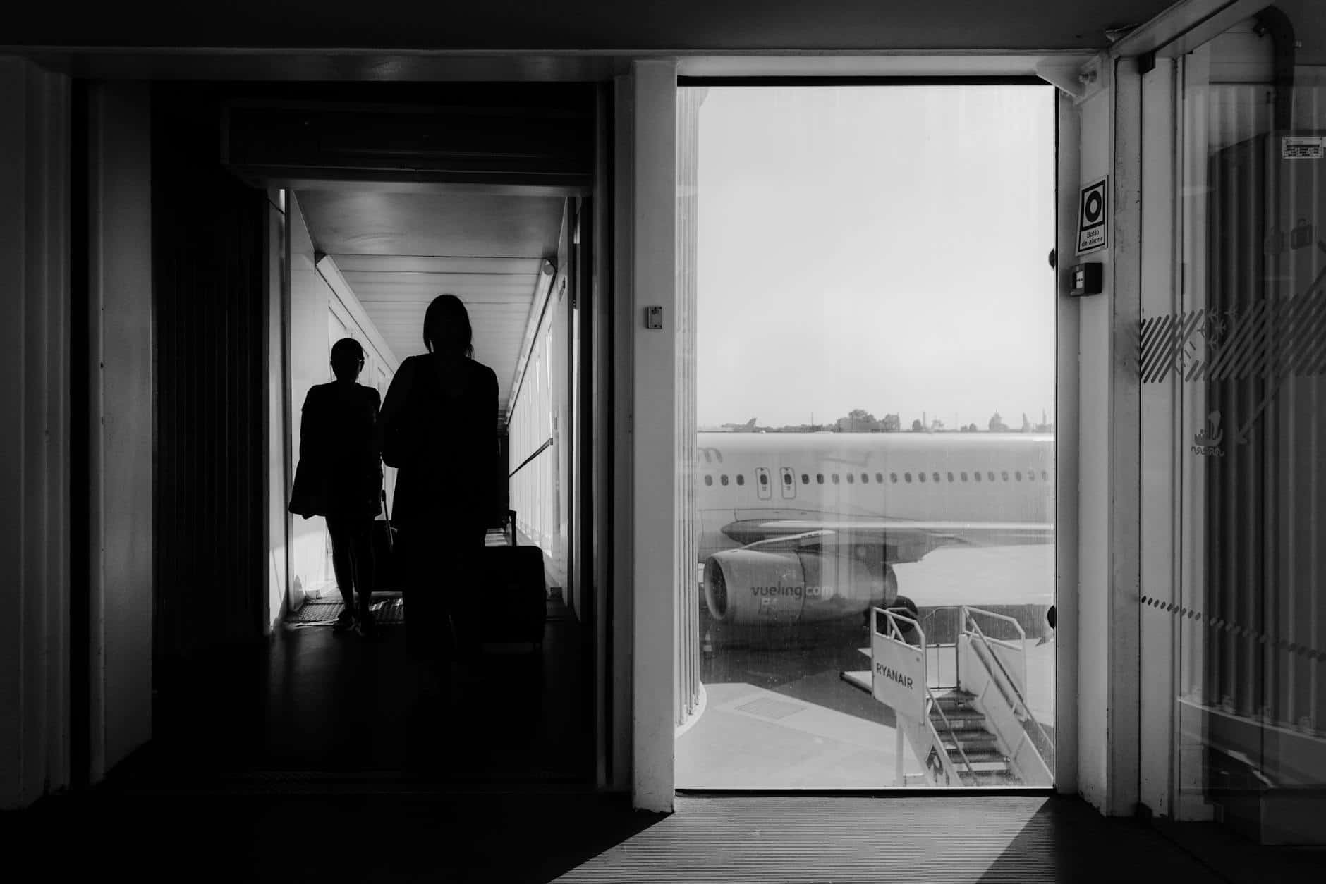 airport departure returning home