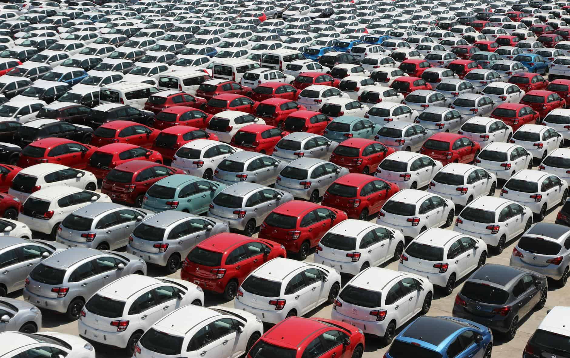 rental car lot