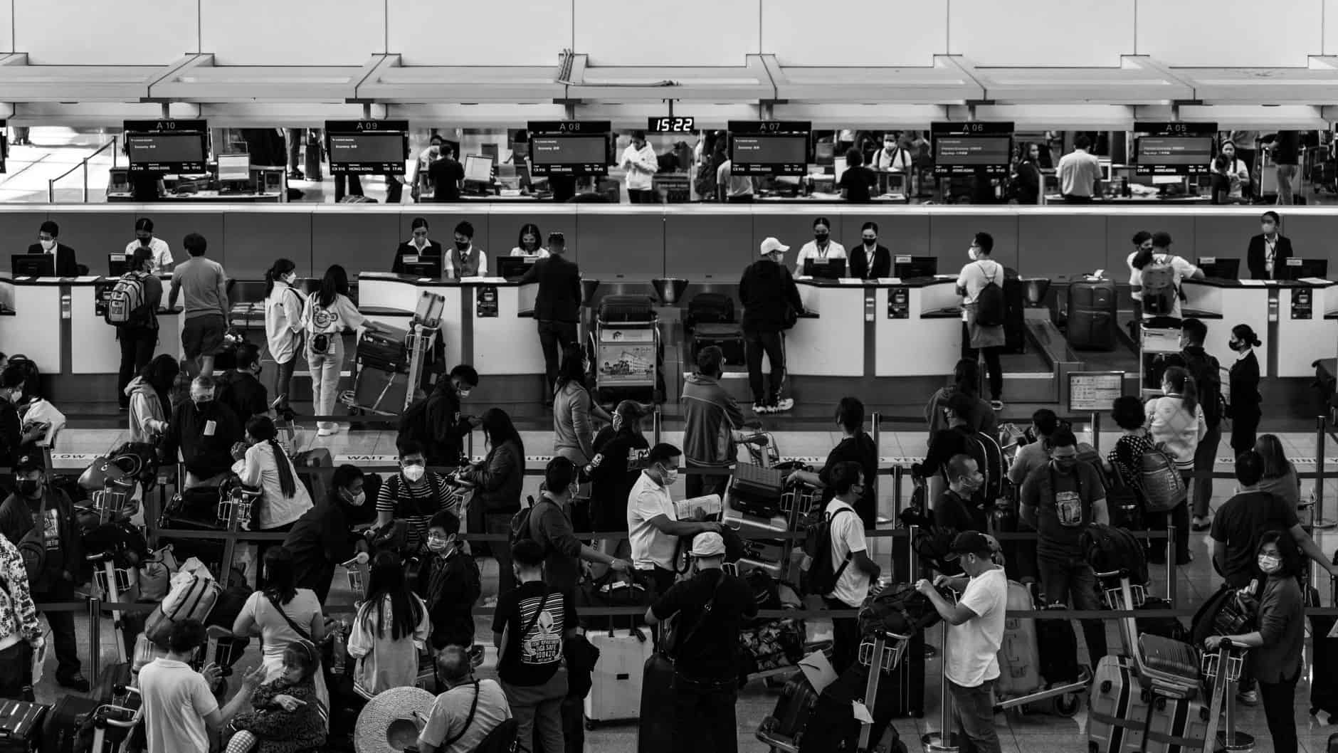 airline check-in counter