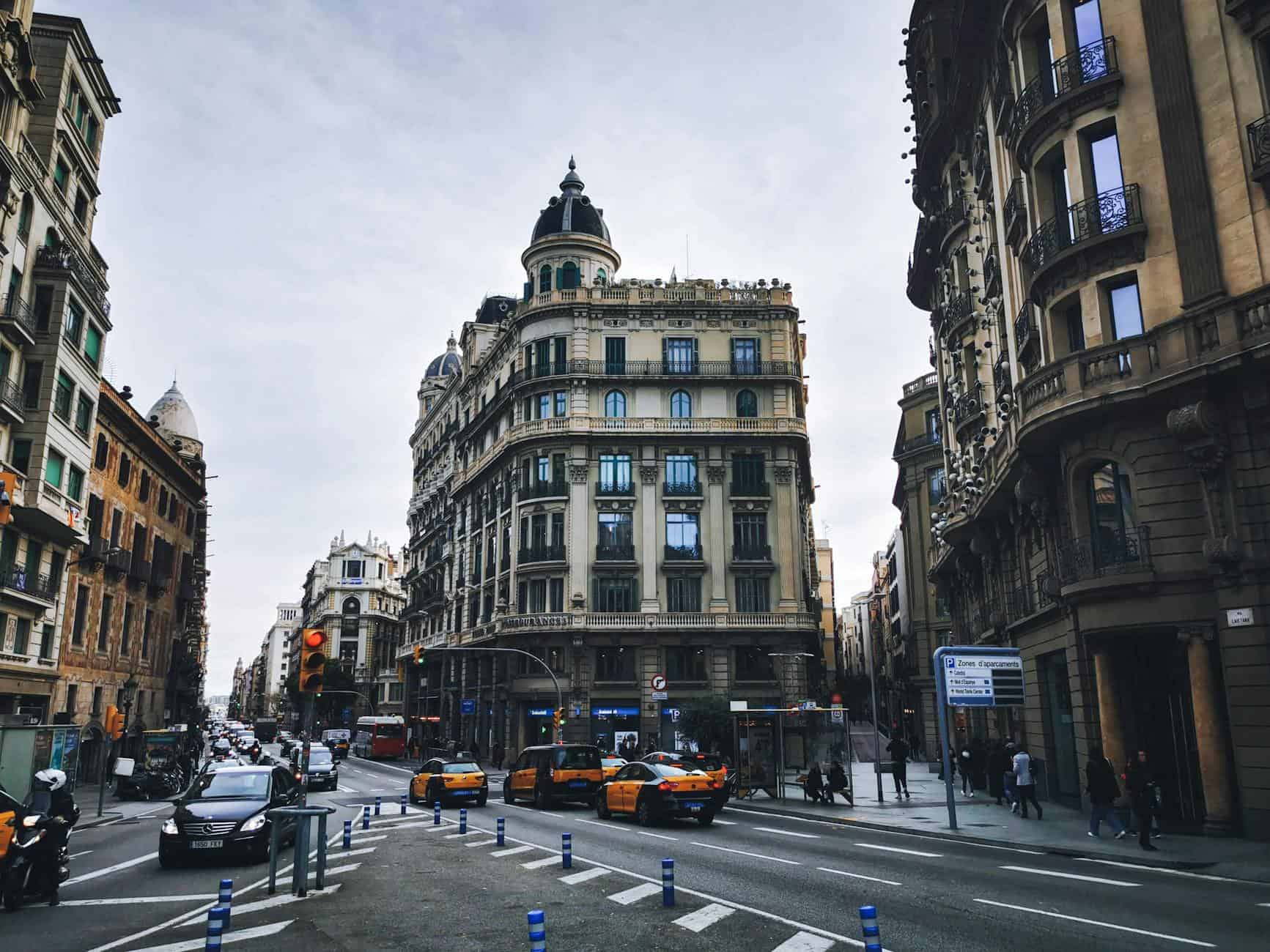 Barcelona street architecture