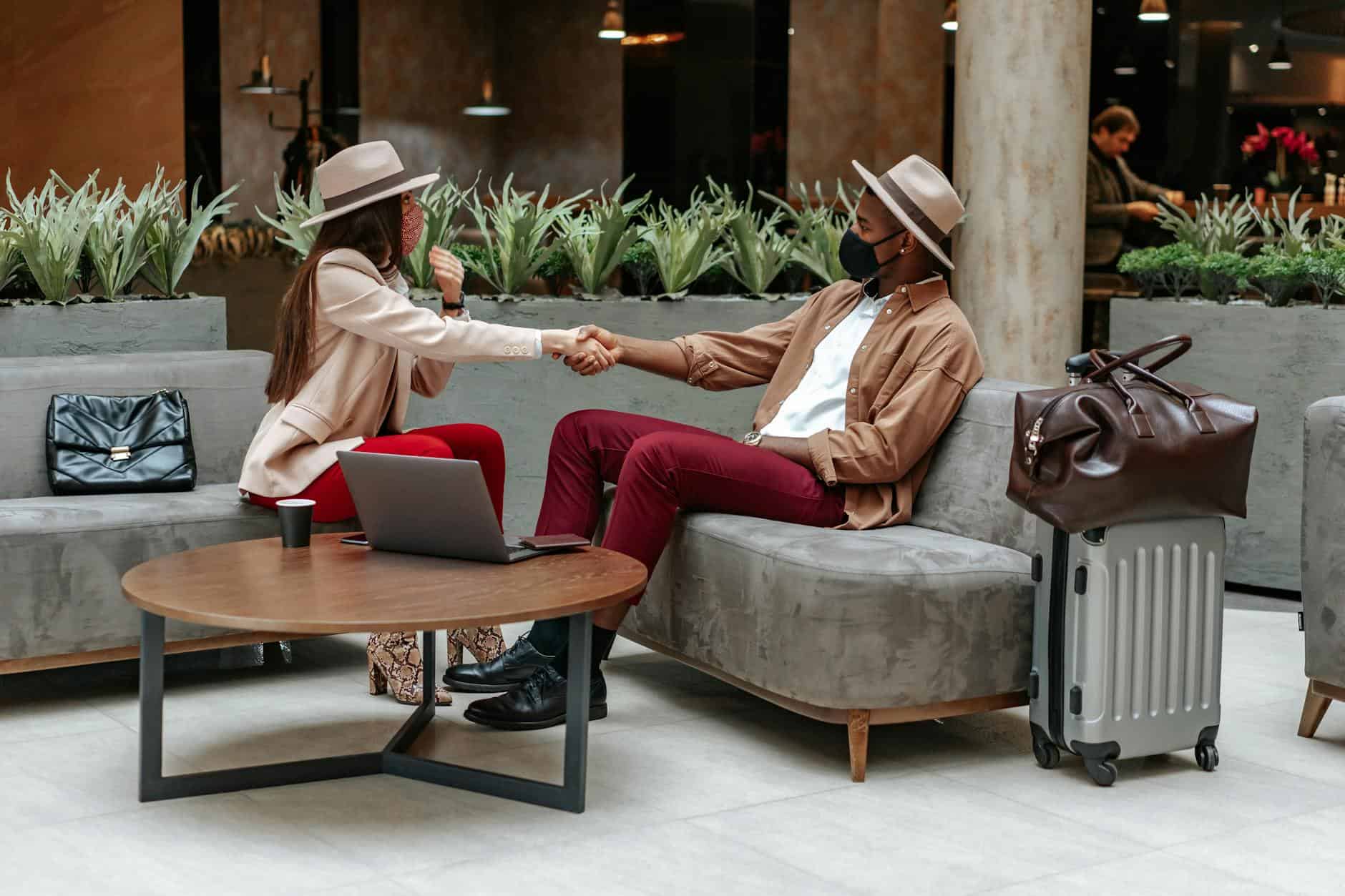 airport hotel lobby