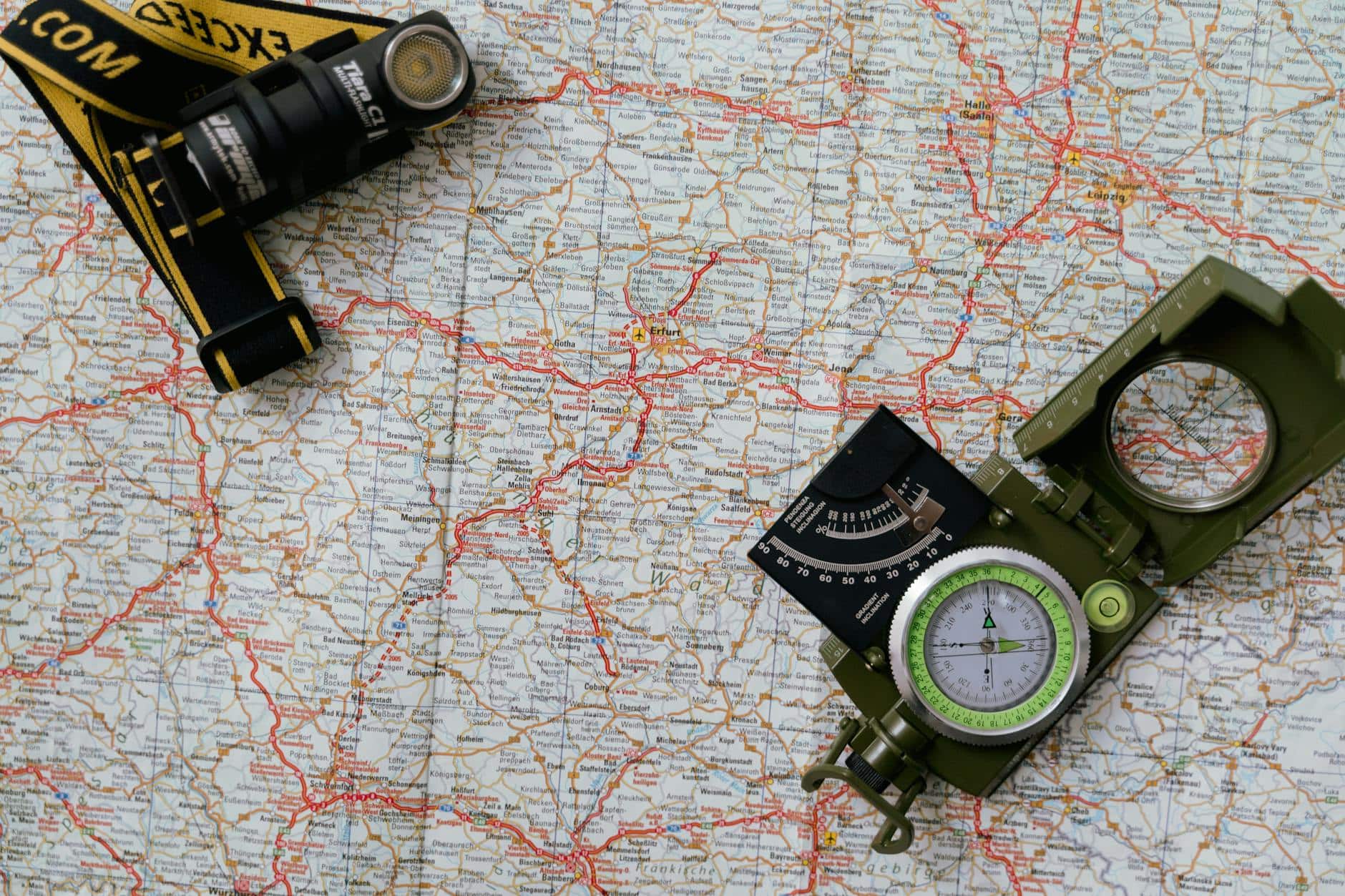 map hiking trail planning