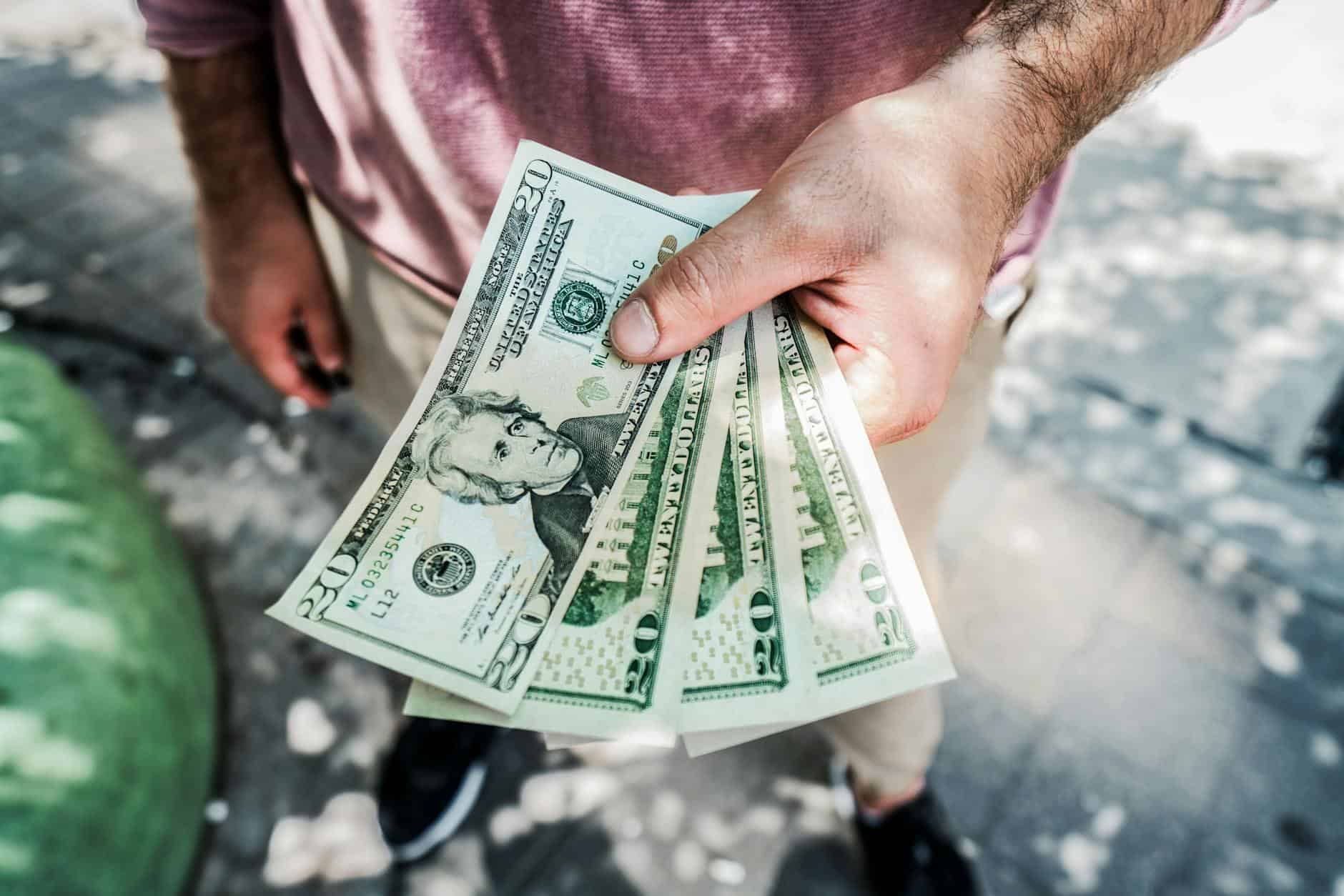 cash money payment