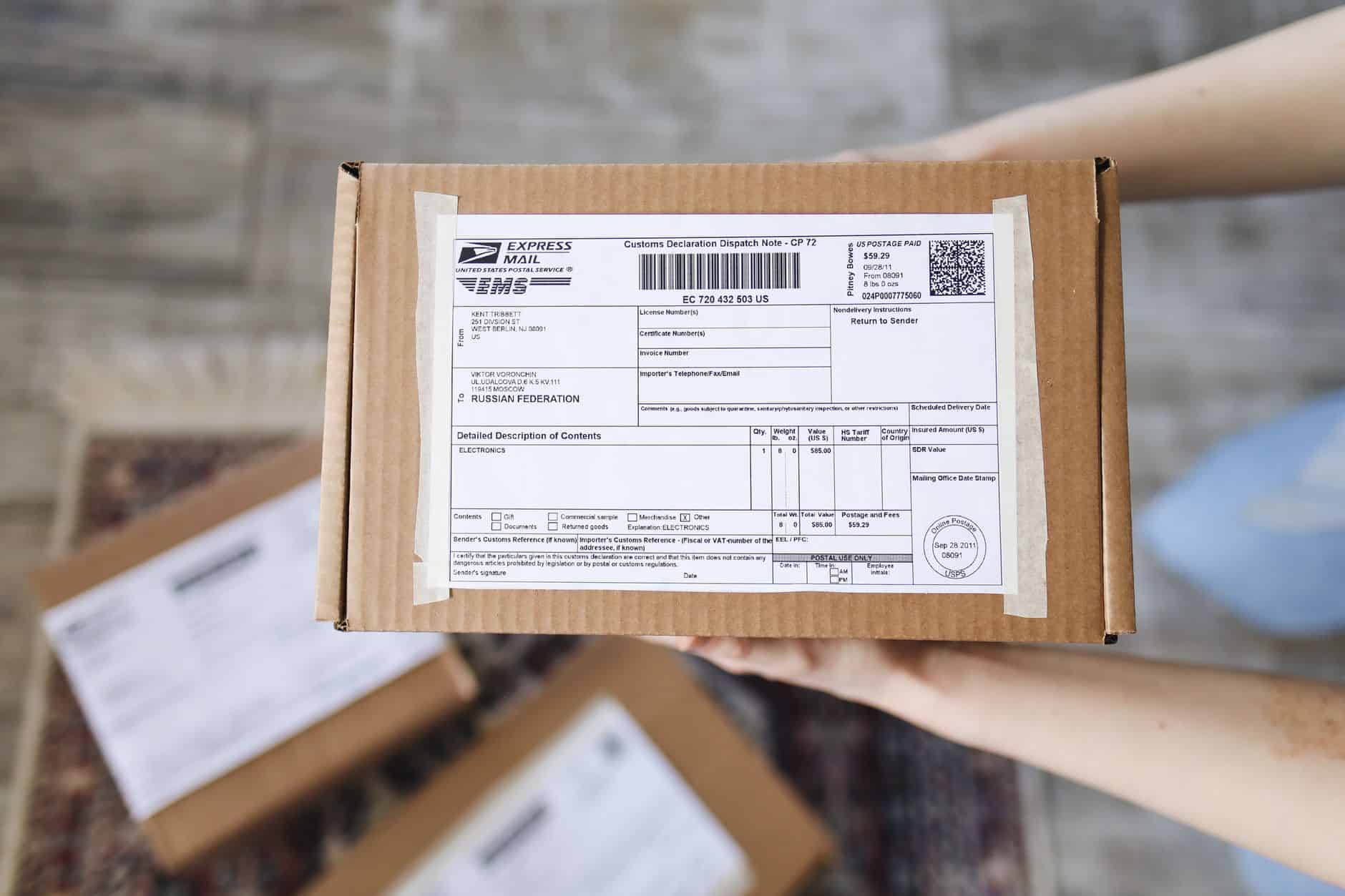 customs declaration form