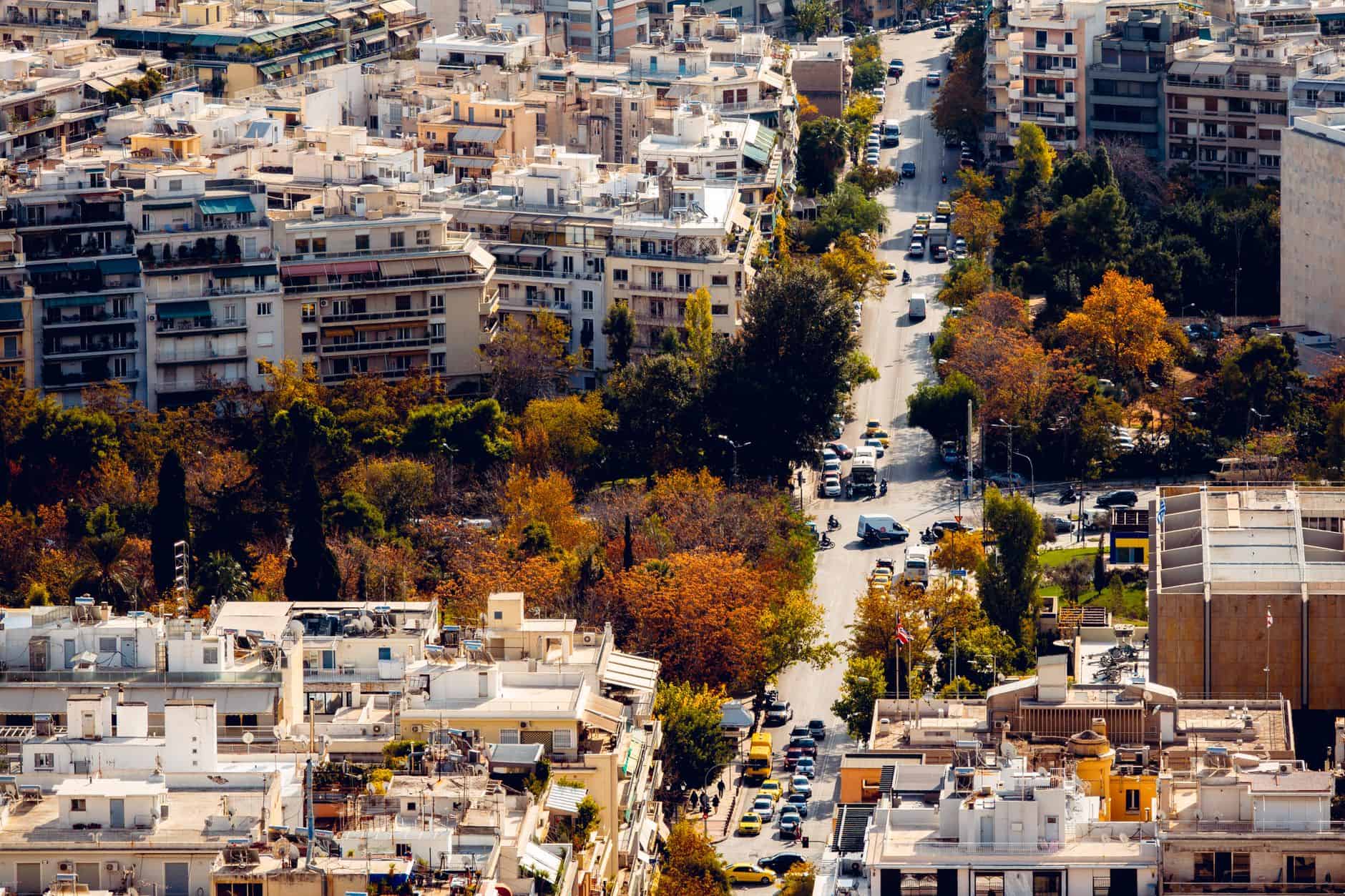 city neighborhood street