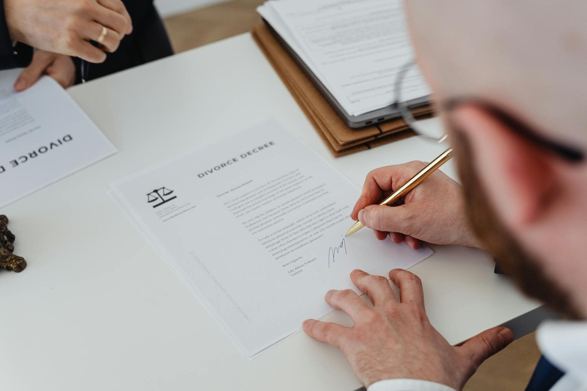 legal document fine print
