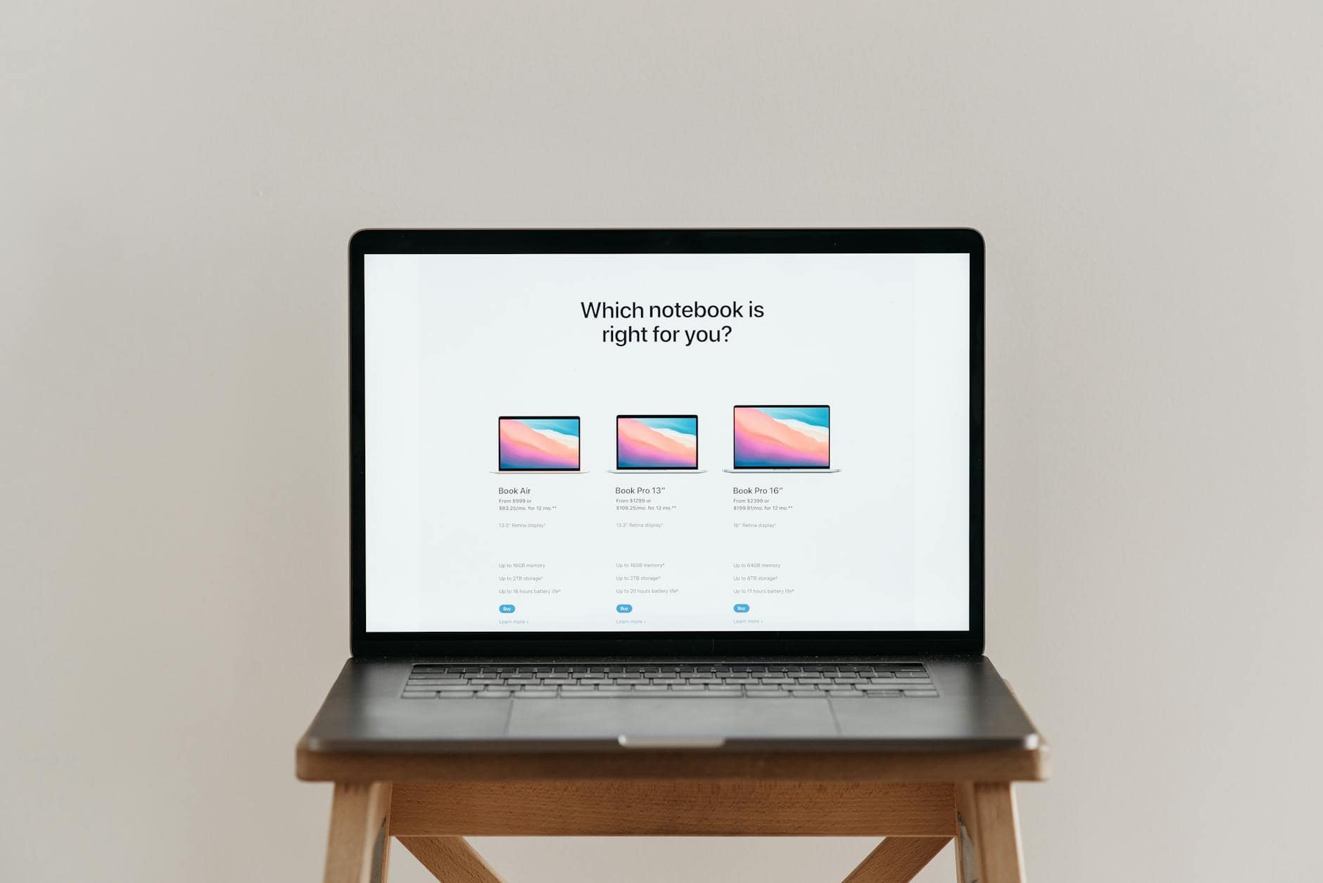 hotel booking comparison screen