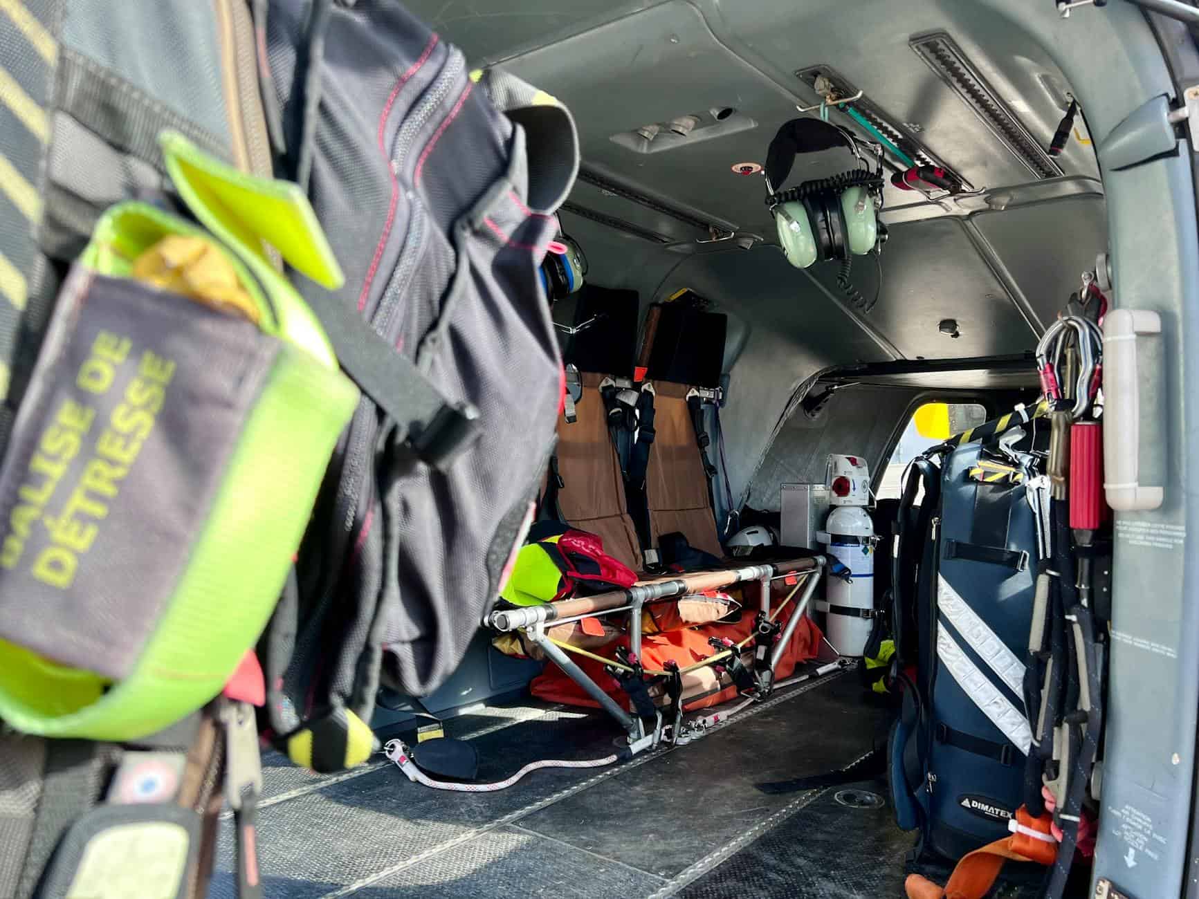 air ambulance interior medical