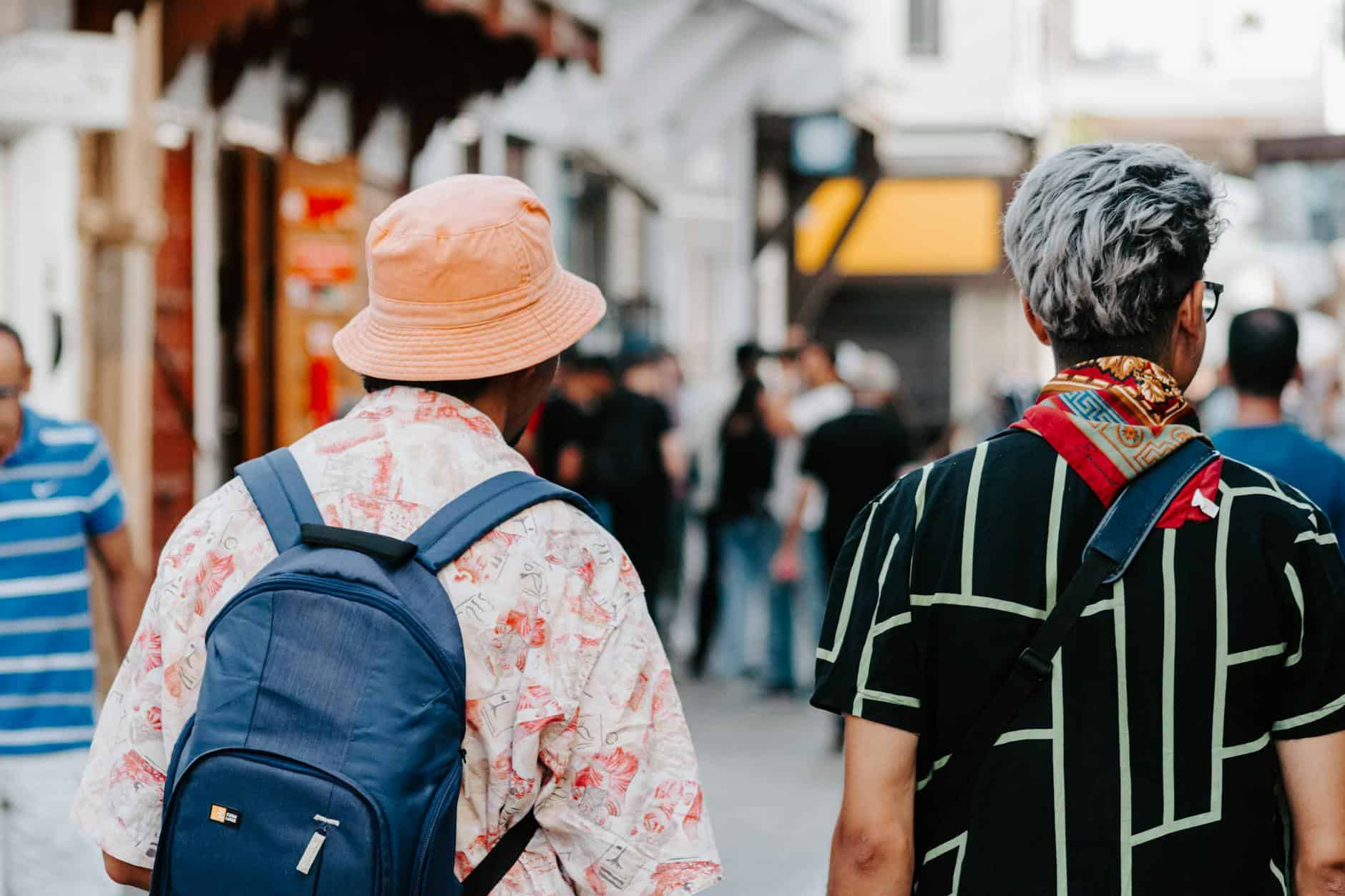tourist vs local street