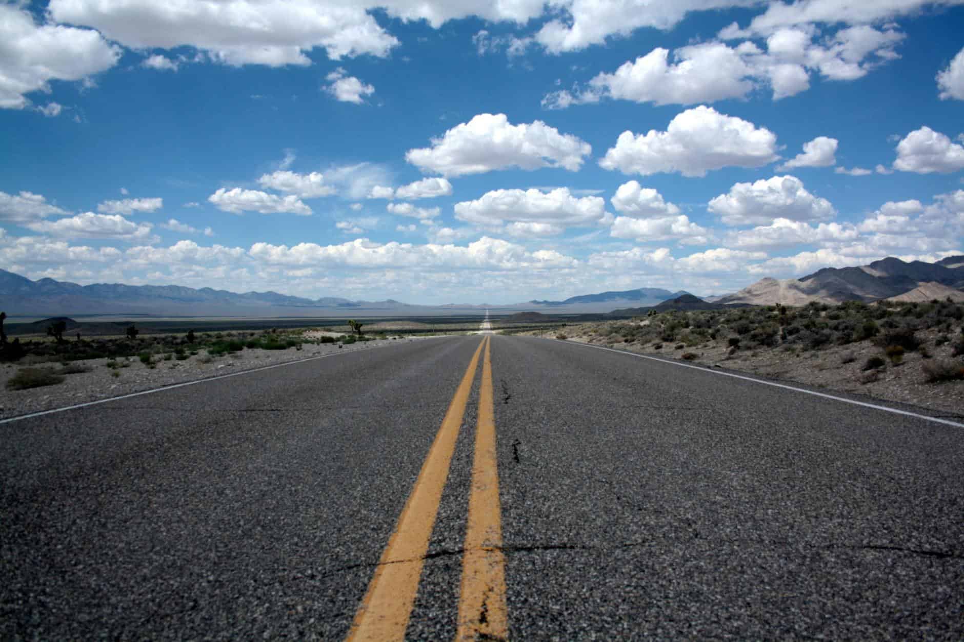 america highway vast landscape