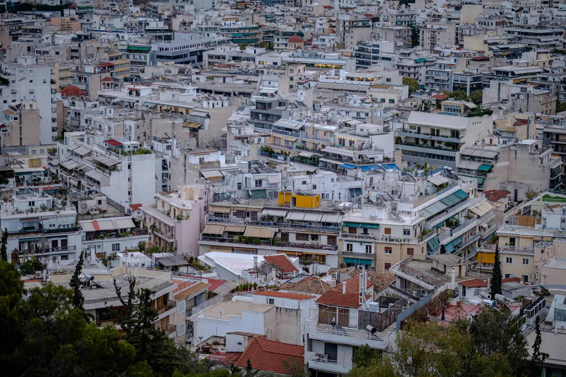 dense city urban life