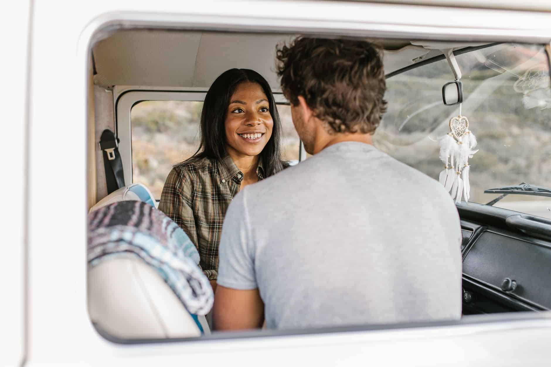 couple road trip