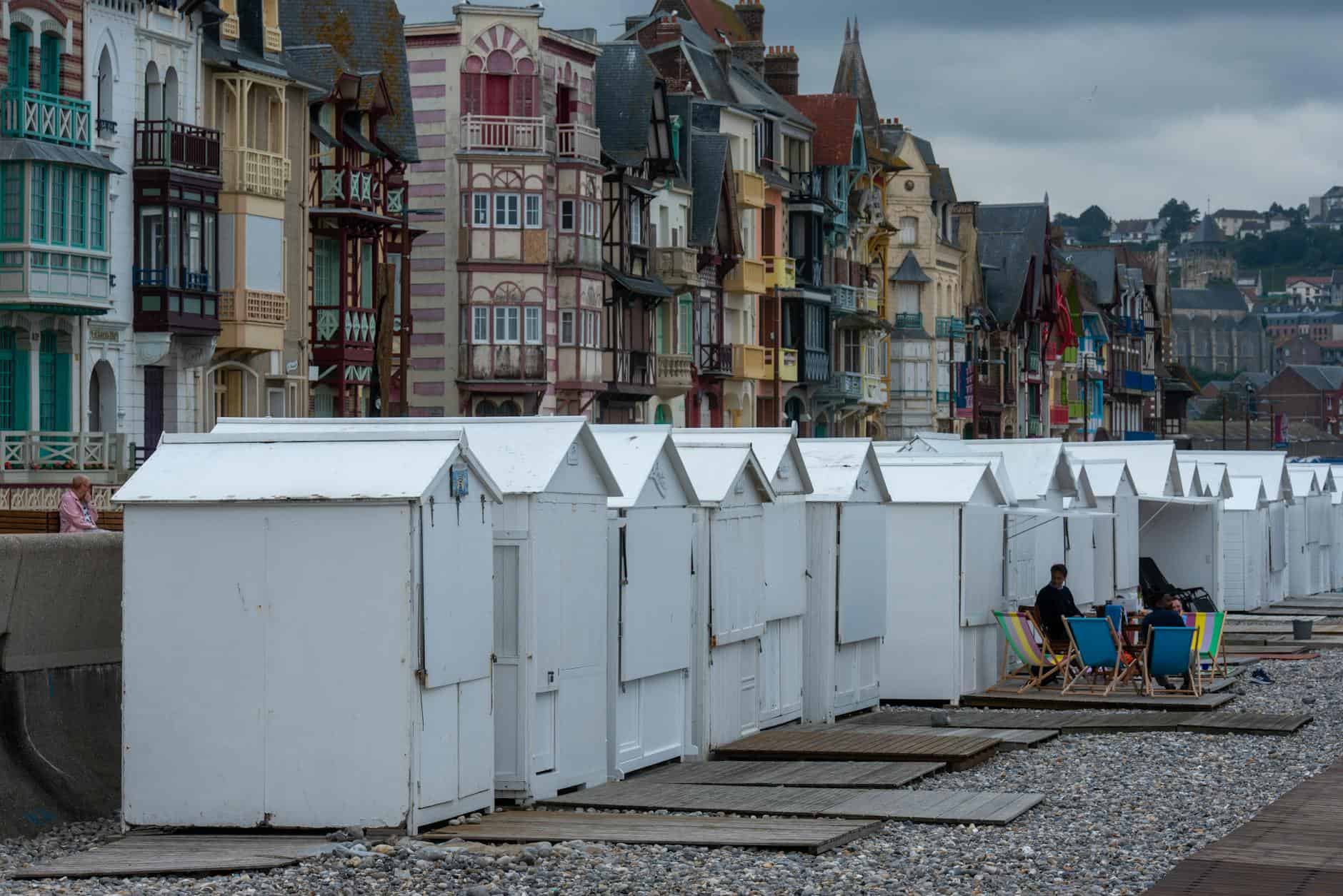 closed beach town