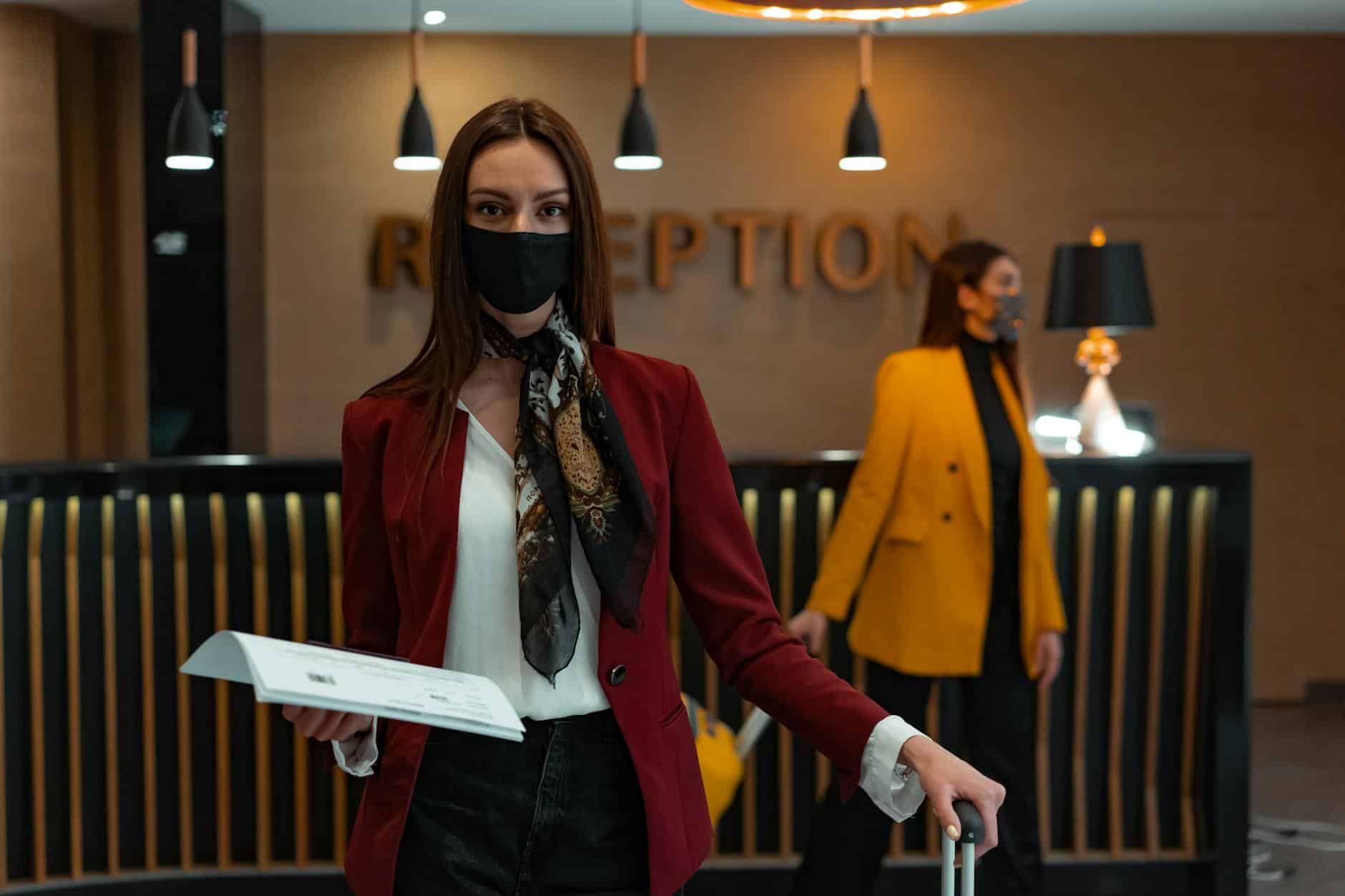 business traveler hotel