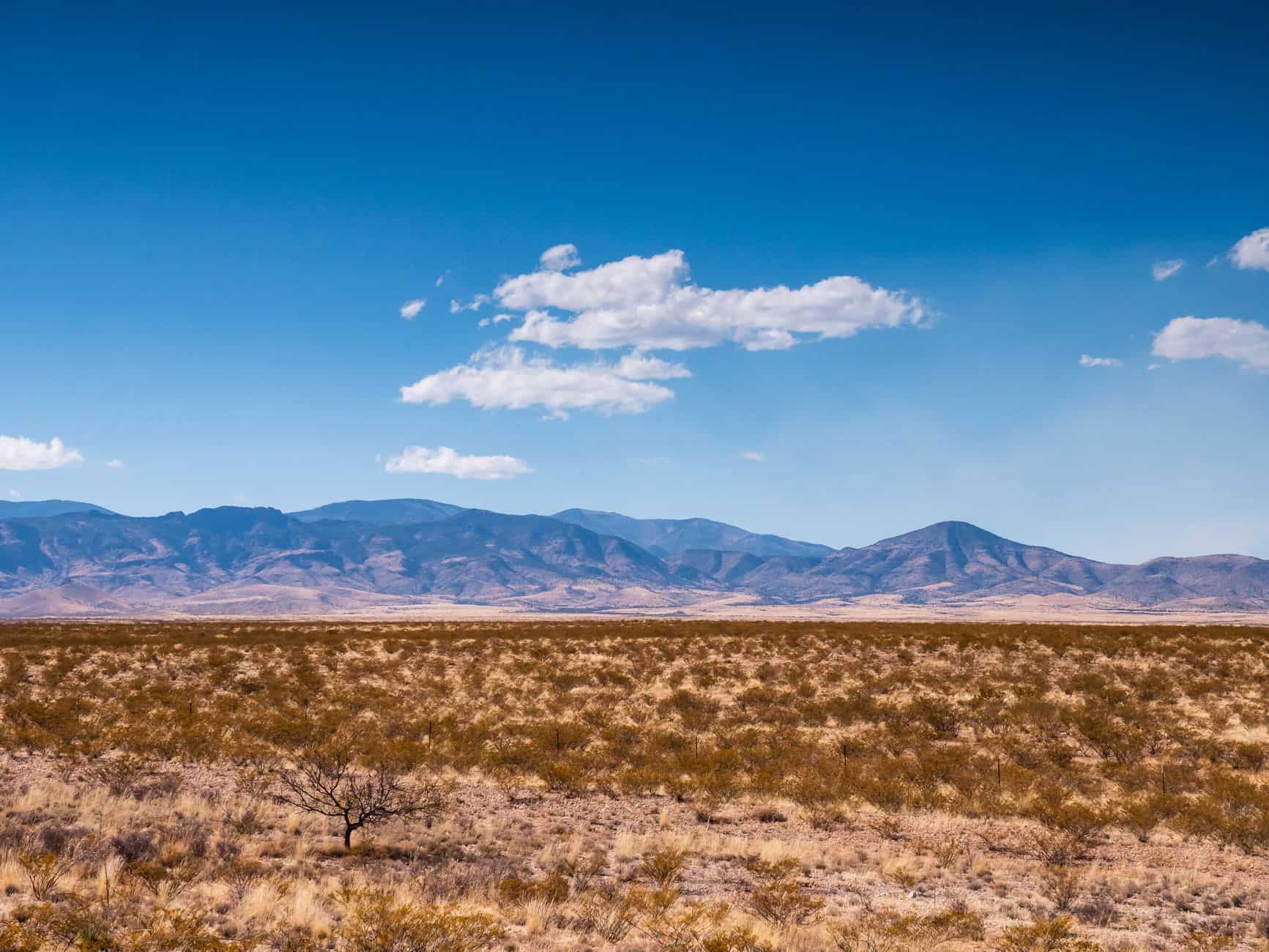 New Mexico desert mountains