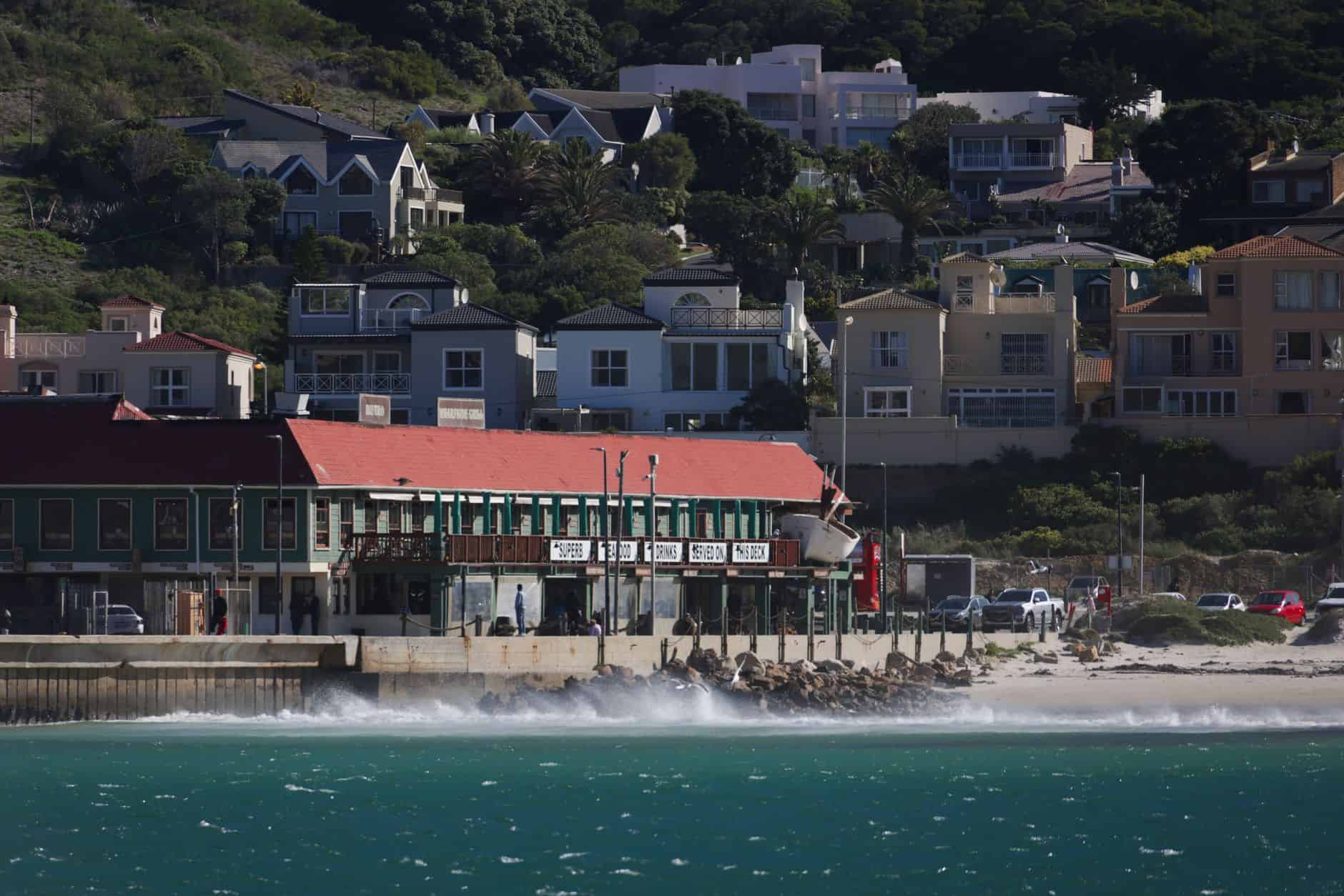 closed restaurant beach town
