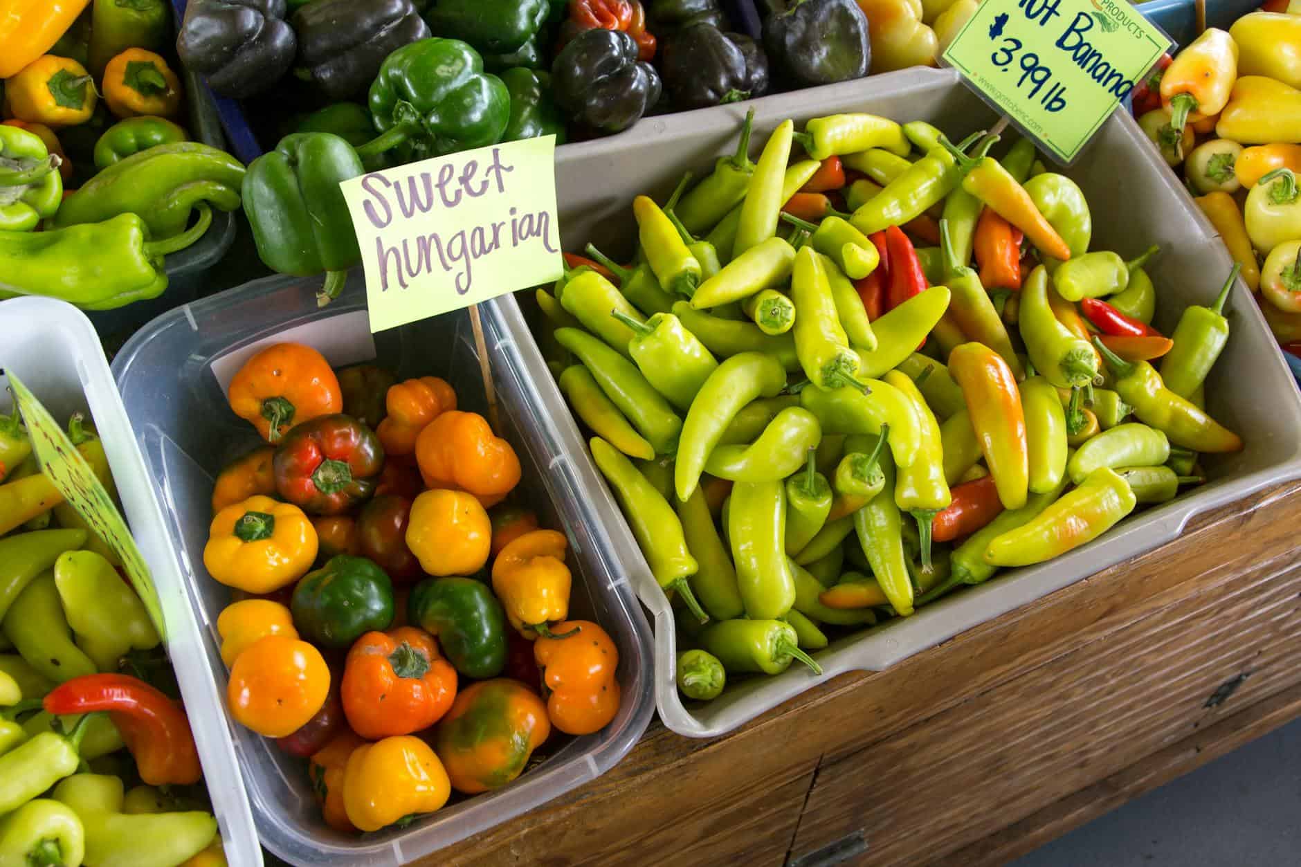 farmers market produce