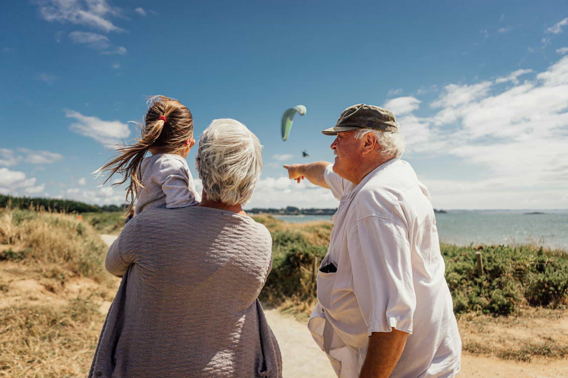 elderly grandparent travel